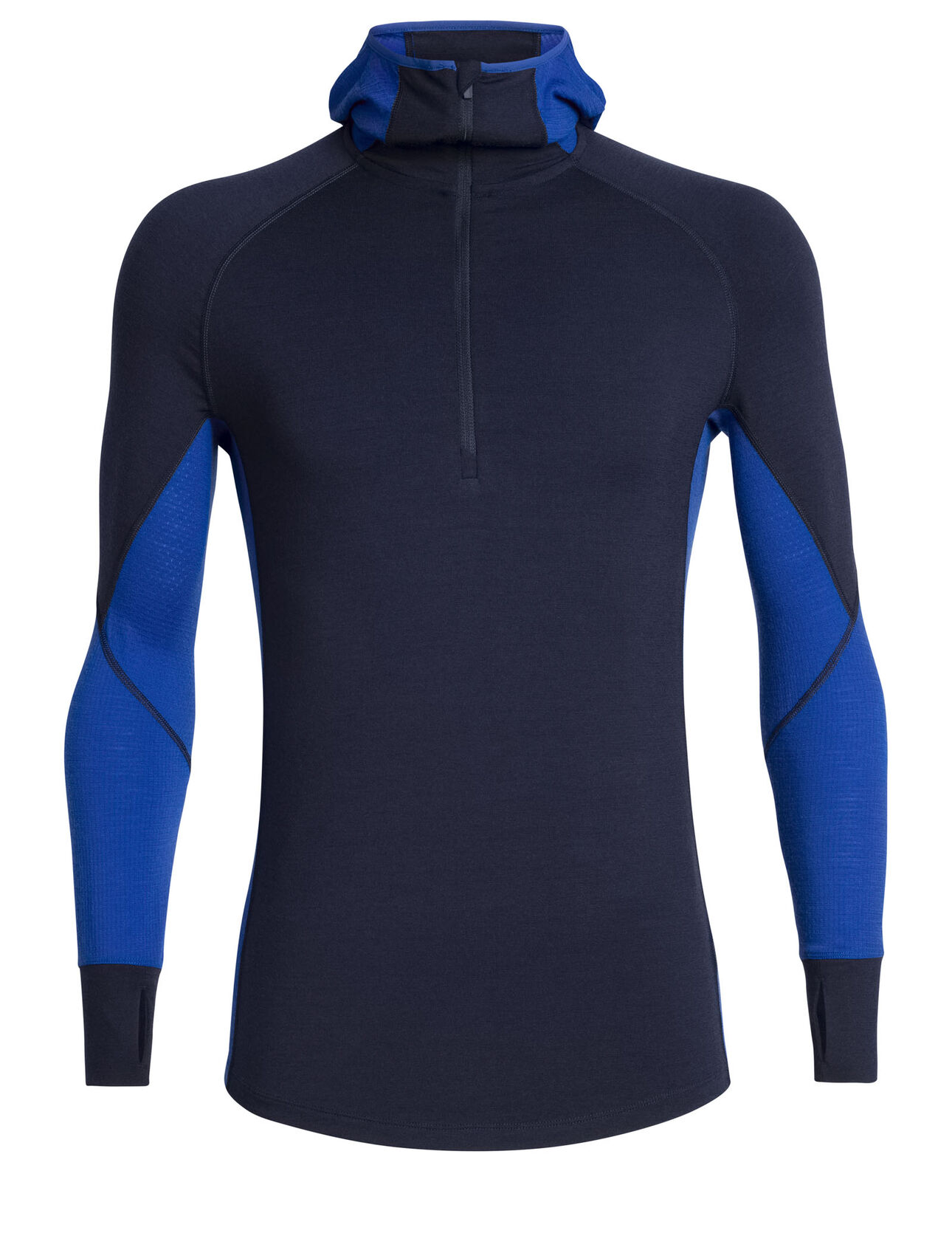Mens Merino Bodyfitzone 260 Zone Long Sleeve Half Zip Hood