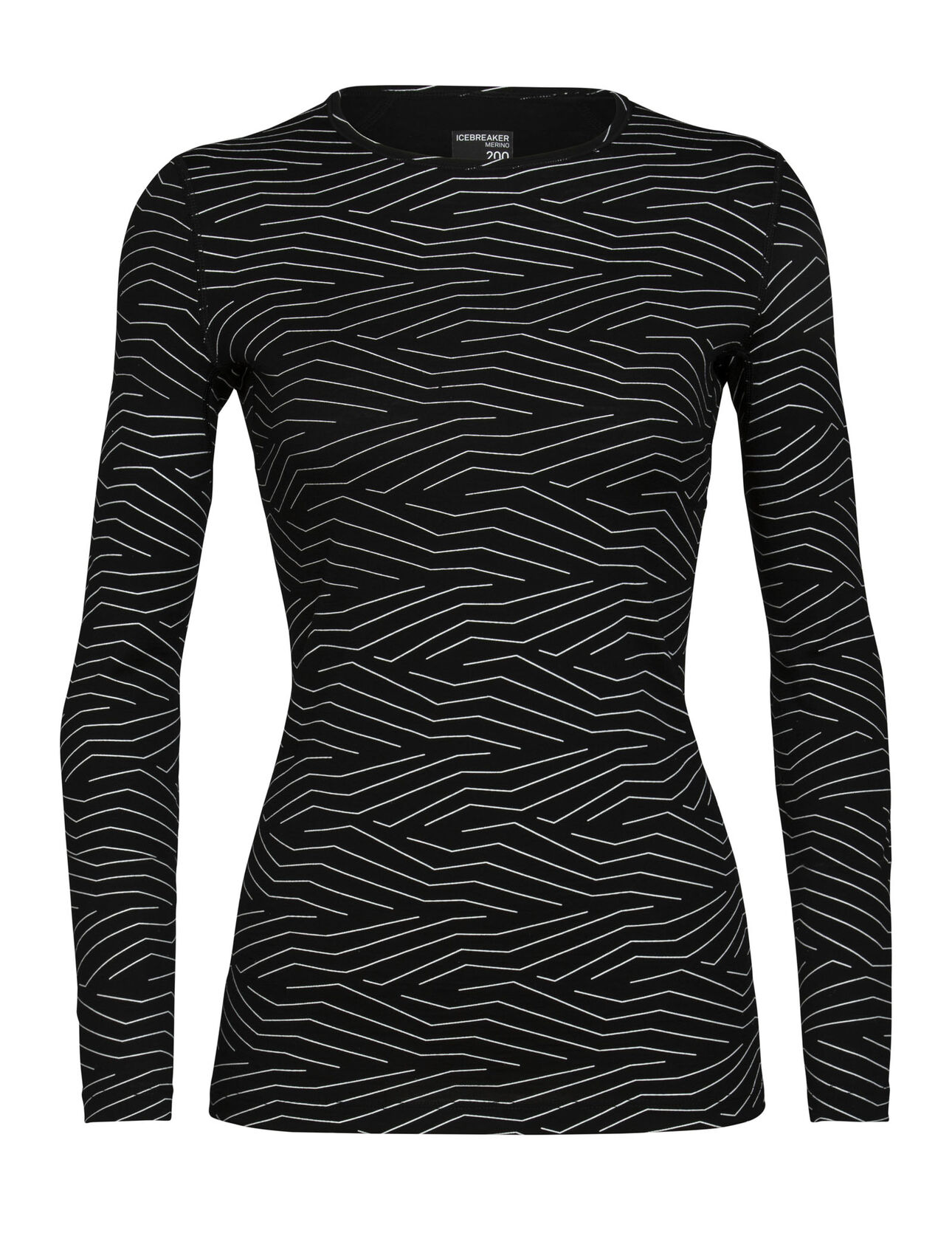 Merino 200 Oasis Langarmshirt Napasoq Lines