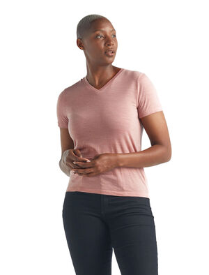 Cool-Lite™ Merino Nature Dye Drayden Short Sleeve V Neck T-Shirt