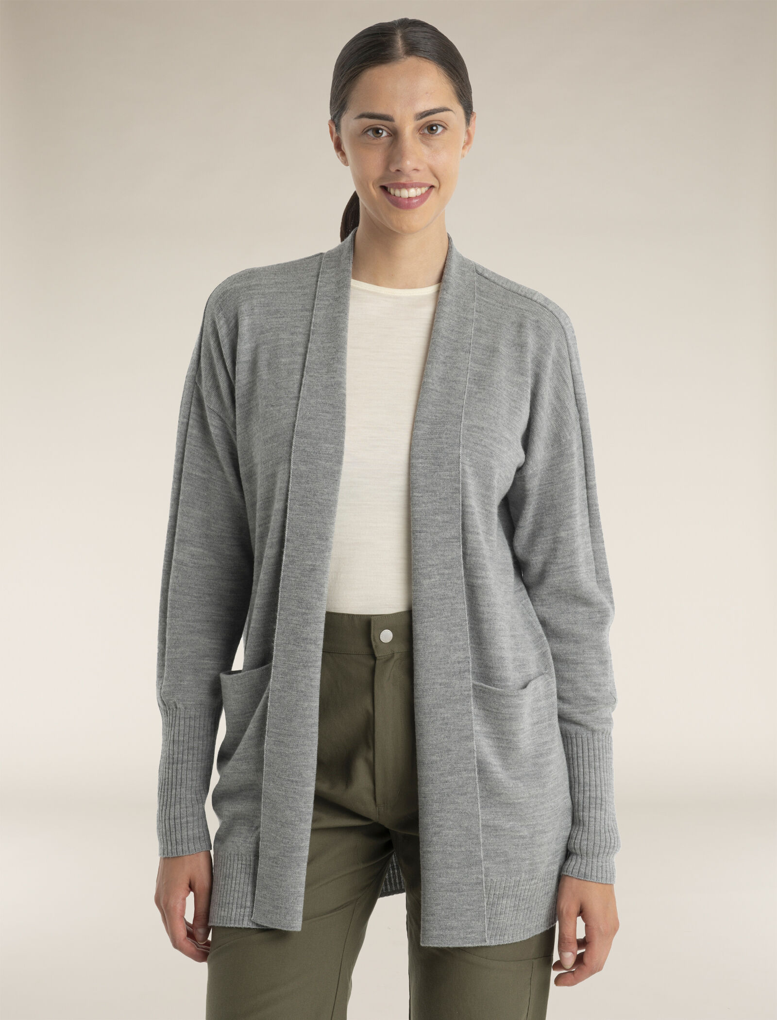Women s Merino Iseo Long Cardigan Sweater