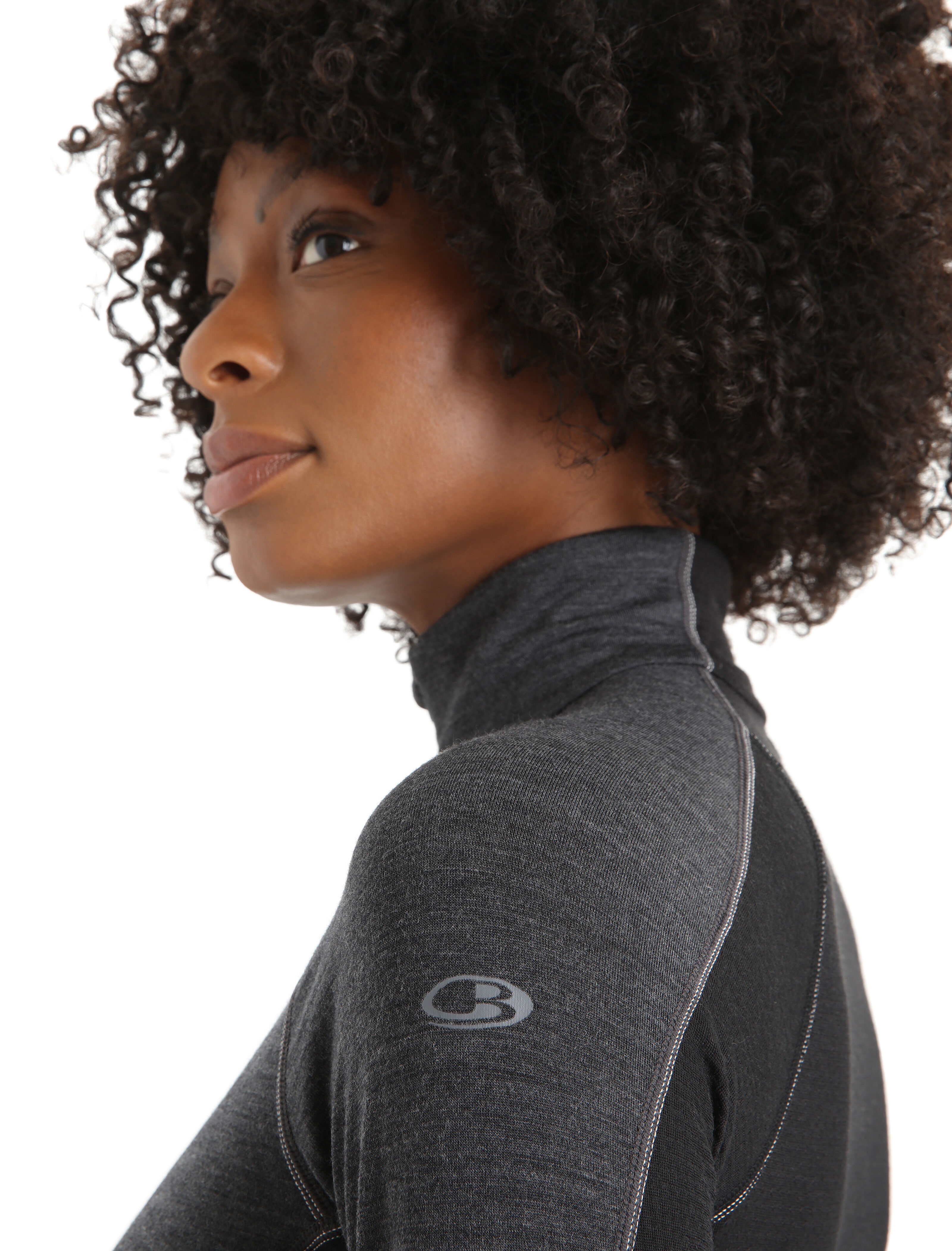 Icebreaker 260 zone merino shop ls half zip hood
