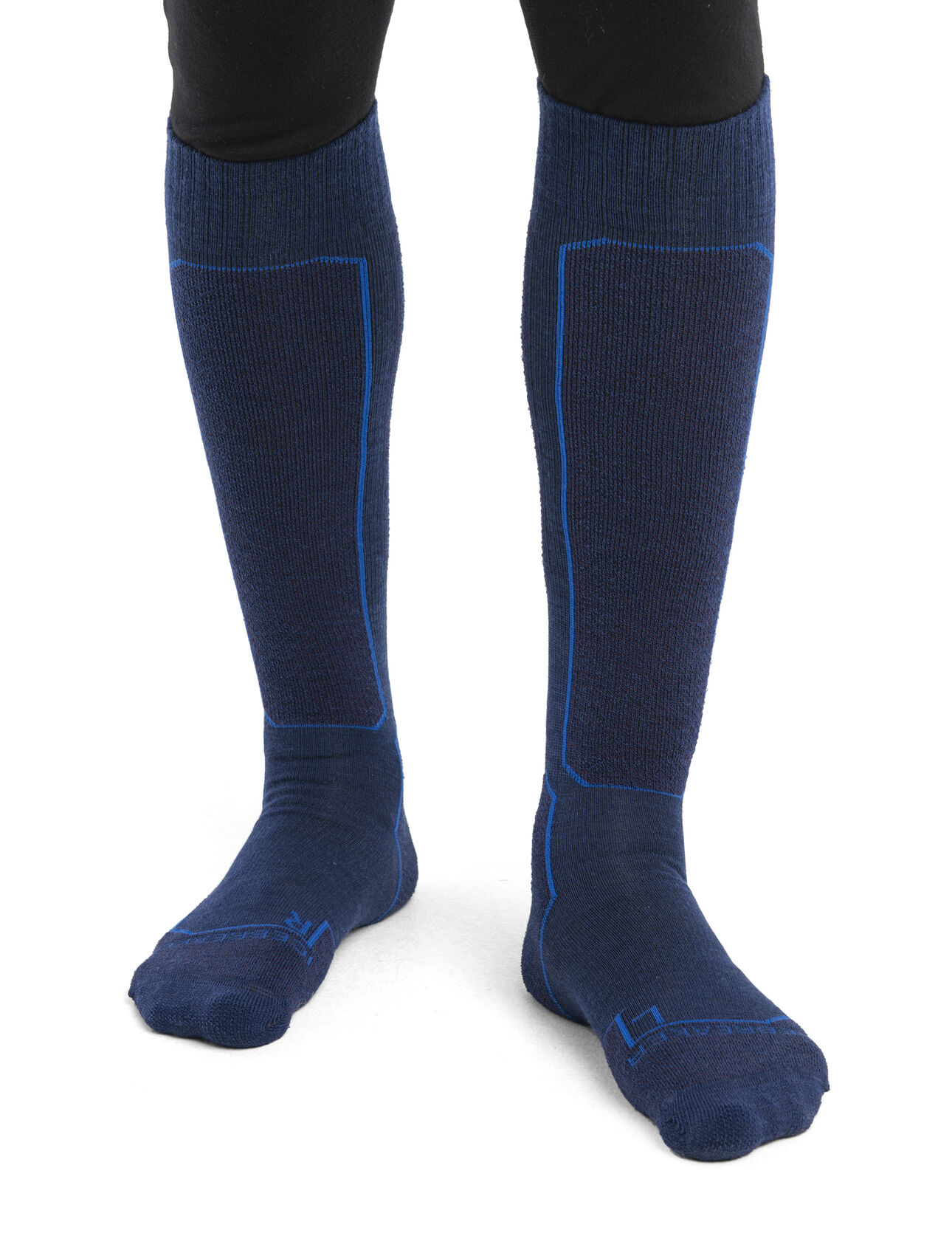 Chaussettes Ski+ Light Over The Calf en mérinos