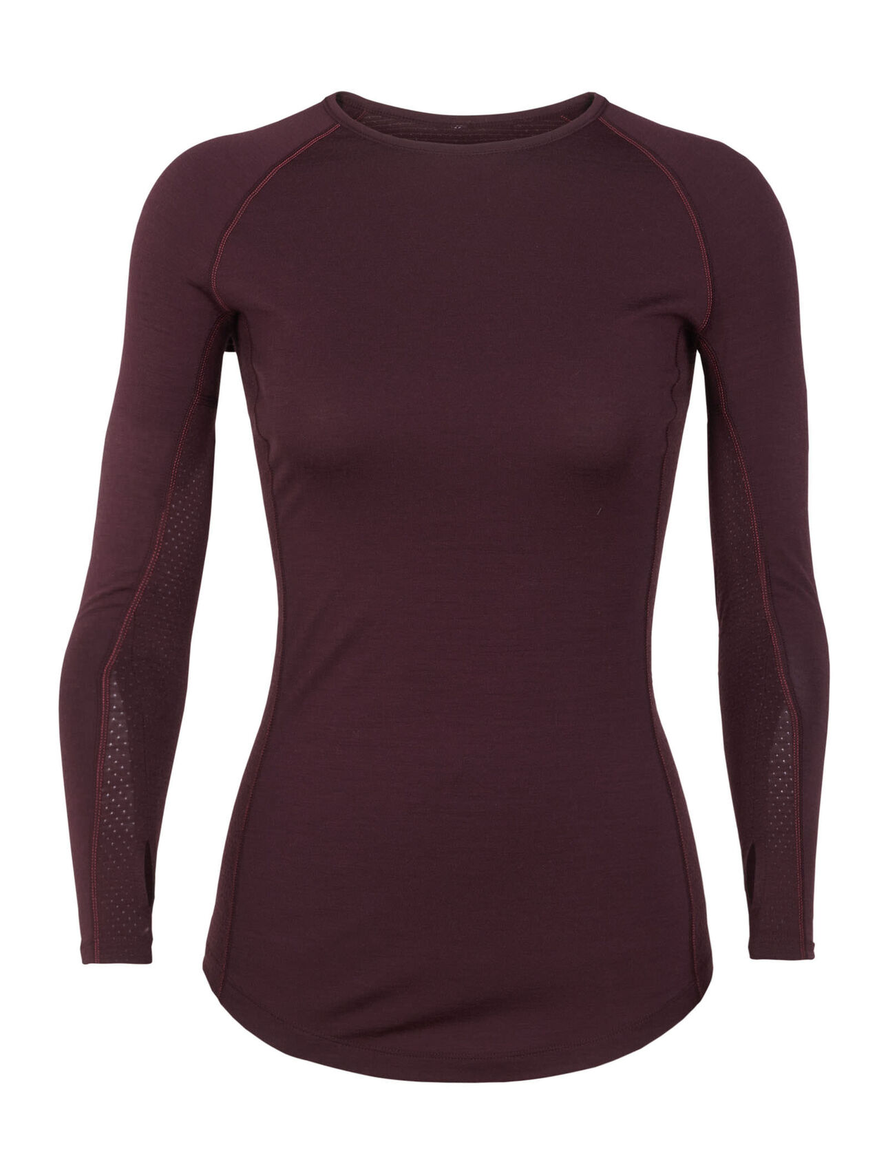 Haut manches longues col rond mérinos BodyfitZone™ 200 Zone