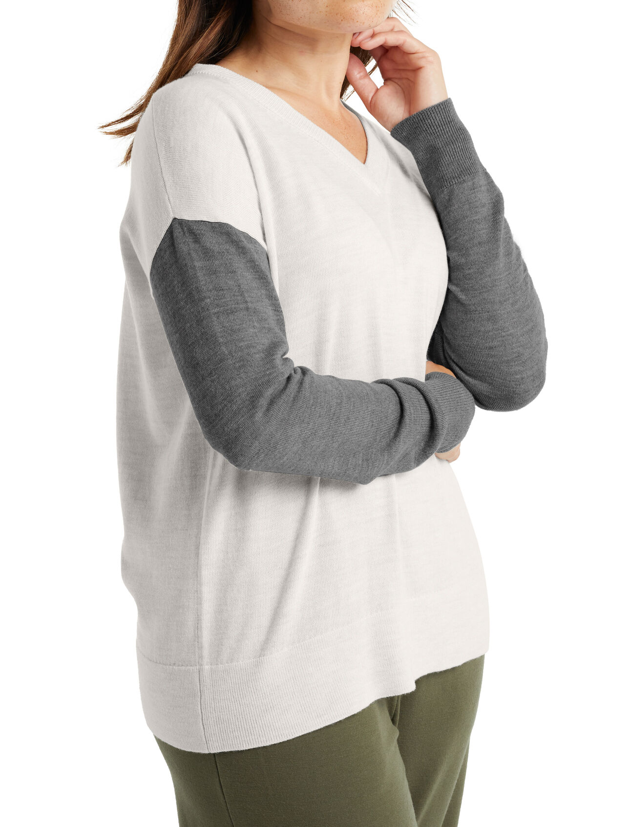 Merino Shearer V Neck Sweater