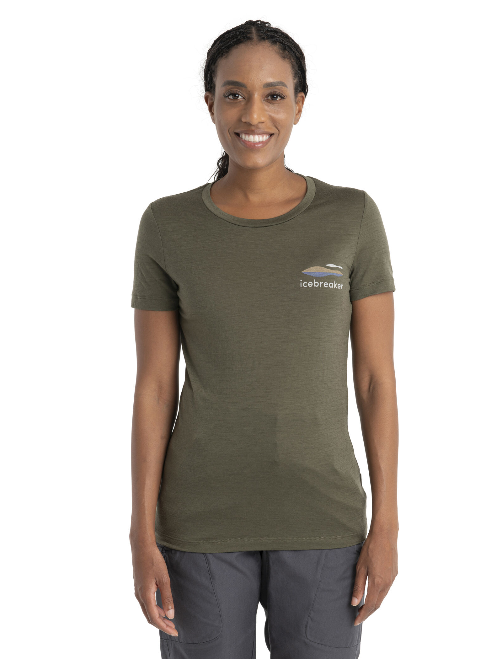 Dames 150 Tech Lite II T shirt Aotearoa met korte mouwen van merinowol
