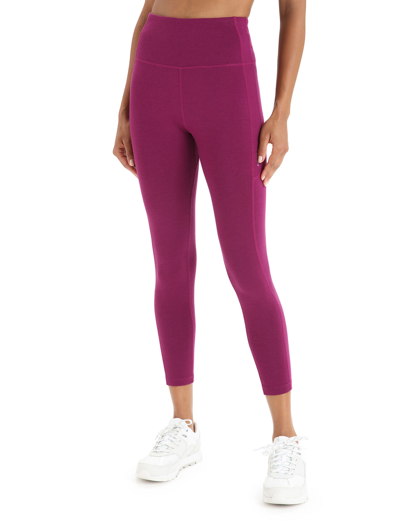 Womens Merino Fastray High Rise Tights Functional, form-fitting bottoms for active performance on or off the trail, the Fastray High Rise Tights feature a stretchy merino wool blend with a high waist for added coverage.