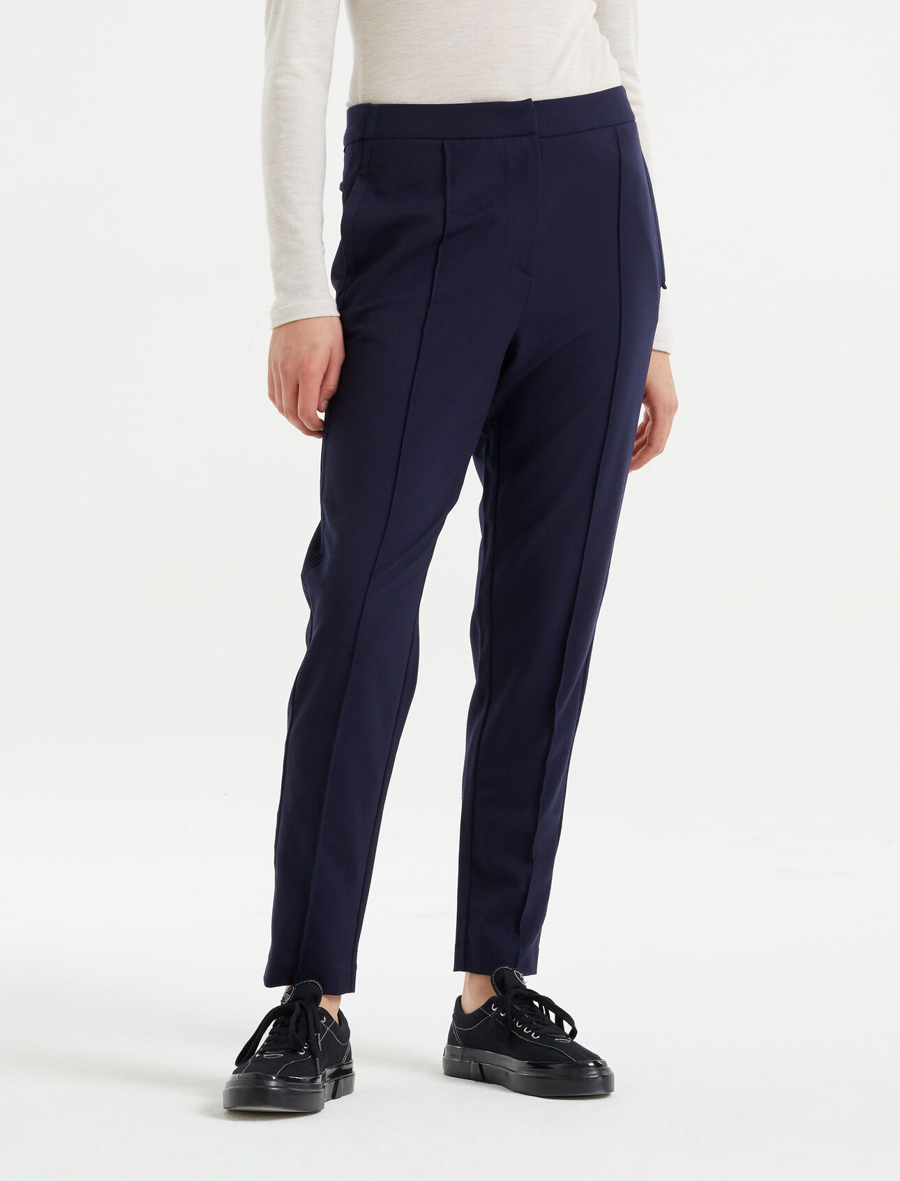 Pantaloni stretch icebreaker City Label in Lana merino