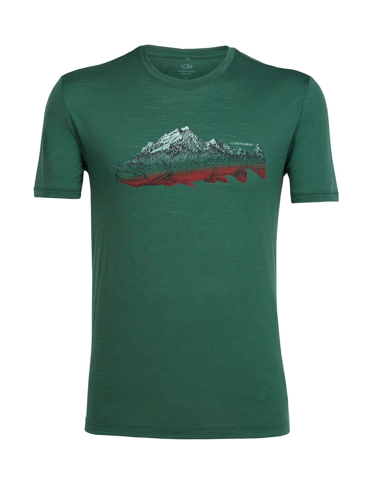 Tech Lite Short Sleeve Crewe Fin Peaks
