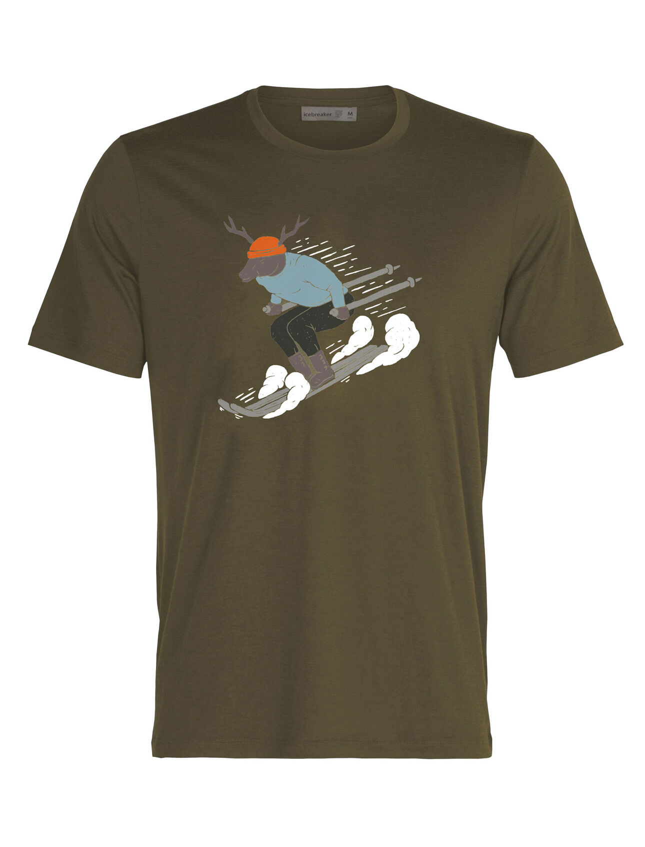 Tech Lite II kortärmad t-shirt i merino Ski Rider
