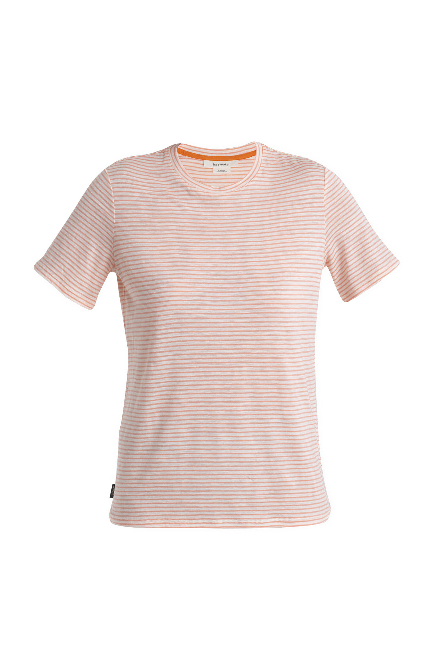 Women s Merino Linen T Shirt Stripe