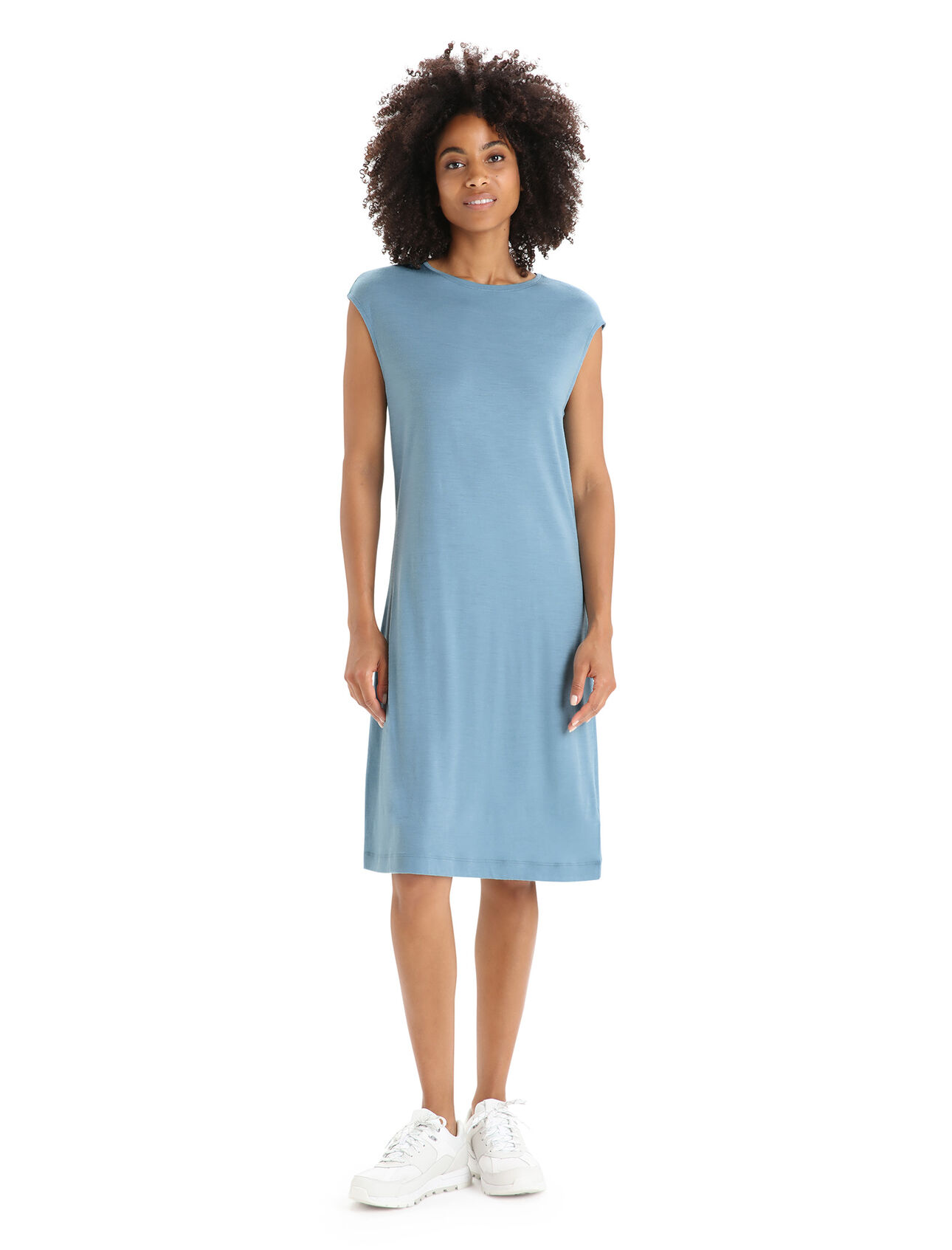Robe sans manche Granary en mérinos Femmes Robe simple qui allie style polyvalent et avantages naturels de la laine mérinos, la robe sans manches Granary conçue pour toutes les occasions. 