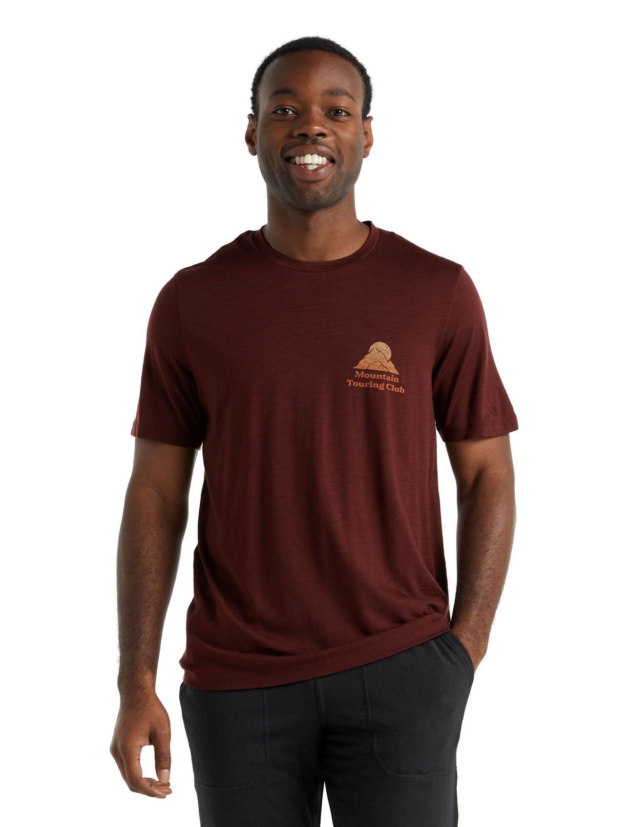 T-shirt in lana merino a maniche corte Tech Lite II Mountain Touring Club