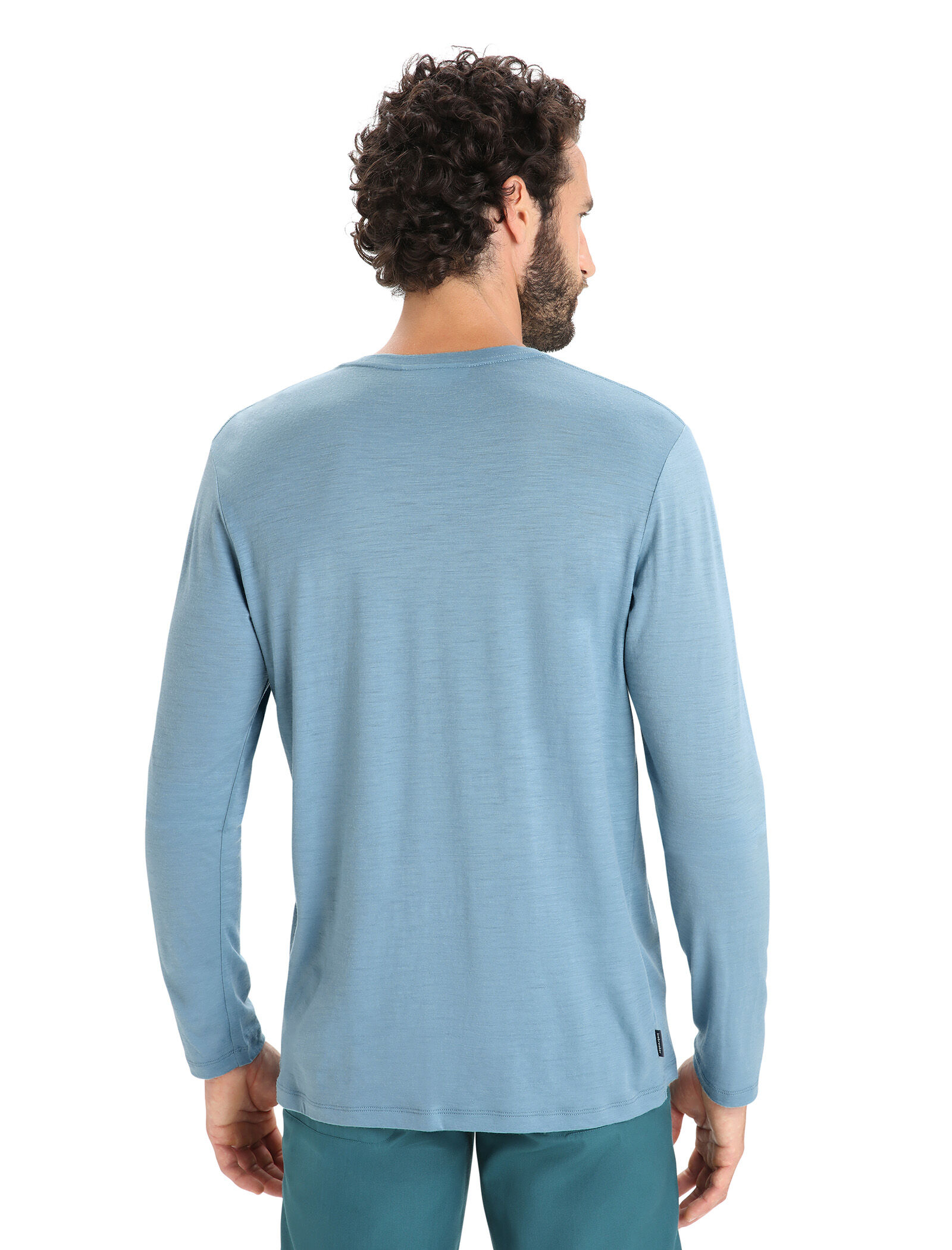 Tee shirt manche longue merinos sale homme