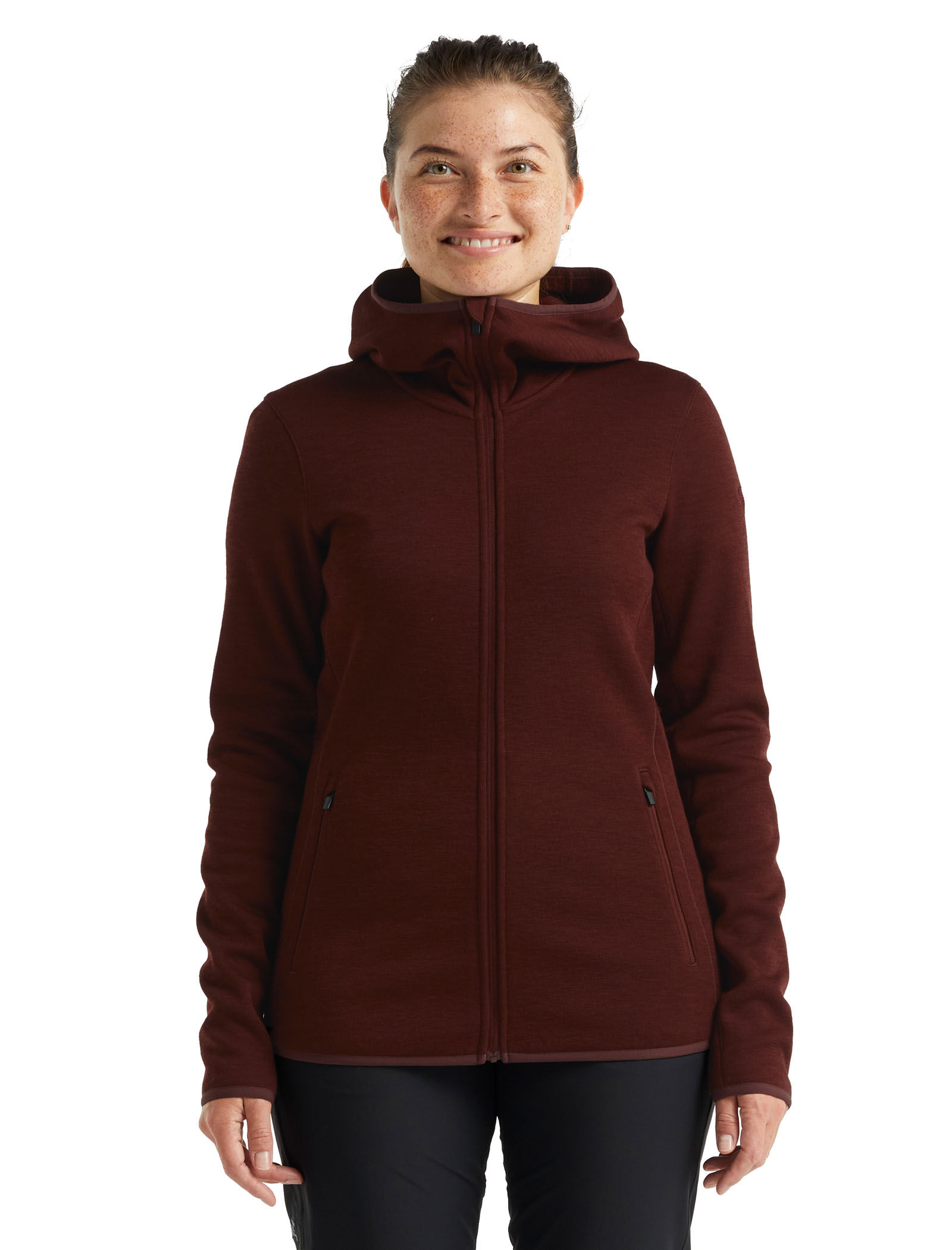 RealFleece Merino Elemental Kapuzenjacke Damen