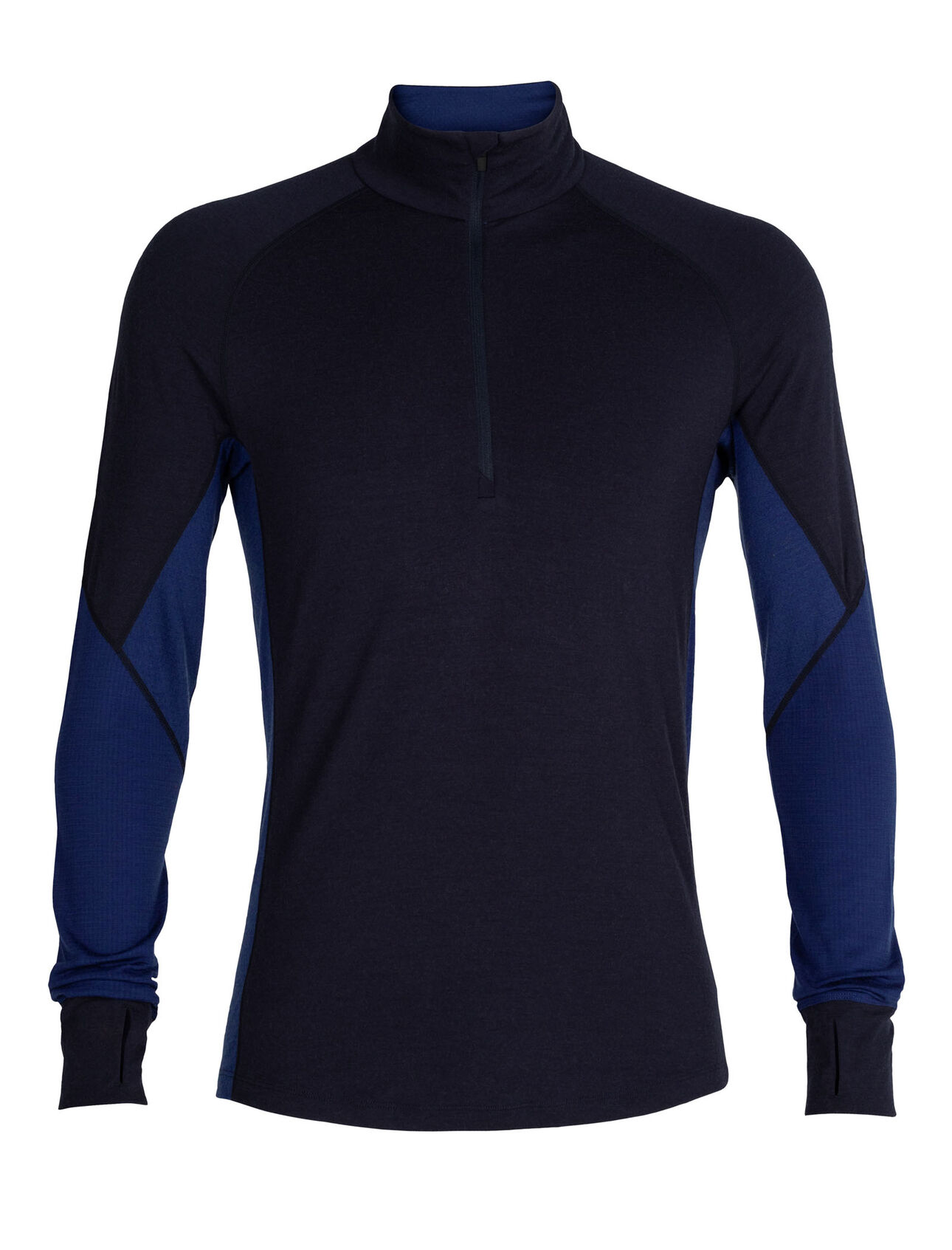 BodyfitZone™ Merino 260 Zone Thermo-Langarmshirt mit halblangem Reißverschluss