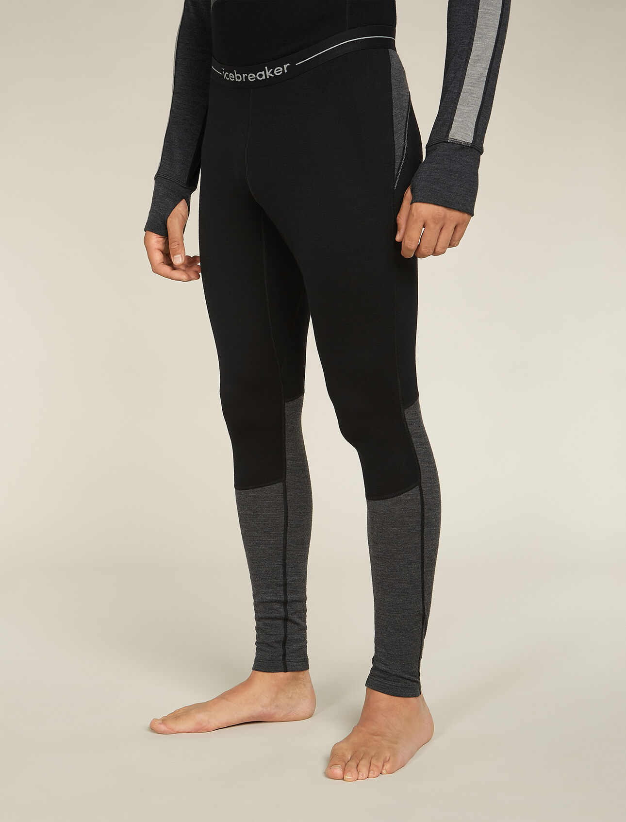 Mens 260 ZoneKnit™ Merino Thermal Leggings Heavyweight merino base layer bottoms designed to help regulate temperature during high-intensity activity, the 260 ZoneKnit™ Leggings feature 100% pure and natural merino wool.