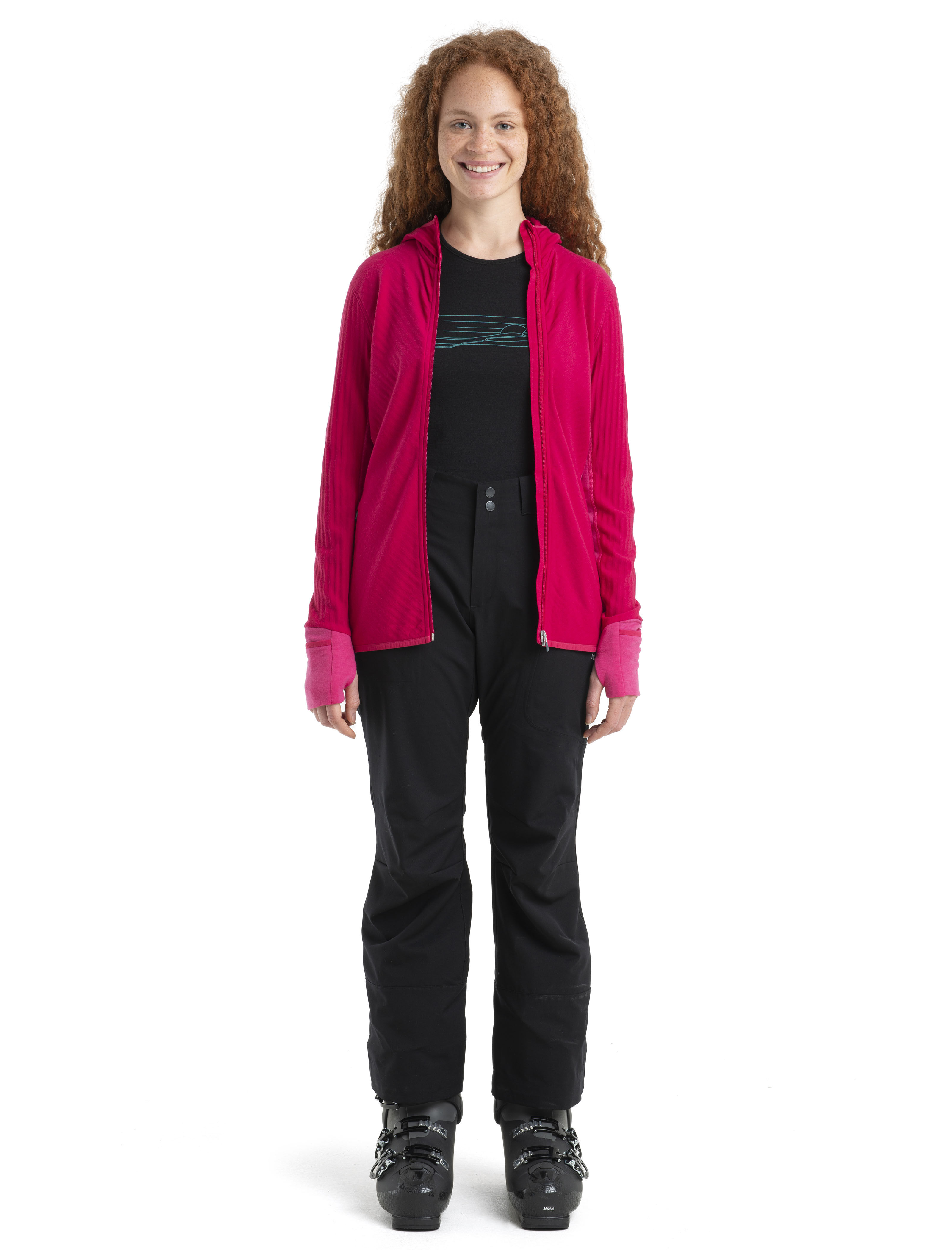 Icebreaker descender long sleeve zip hood on sale