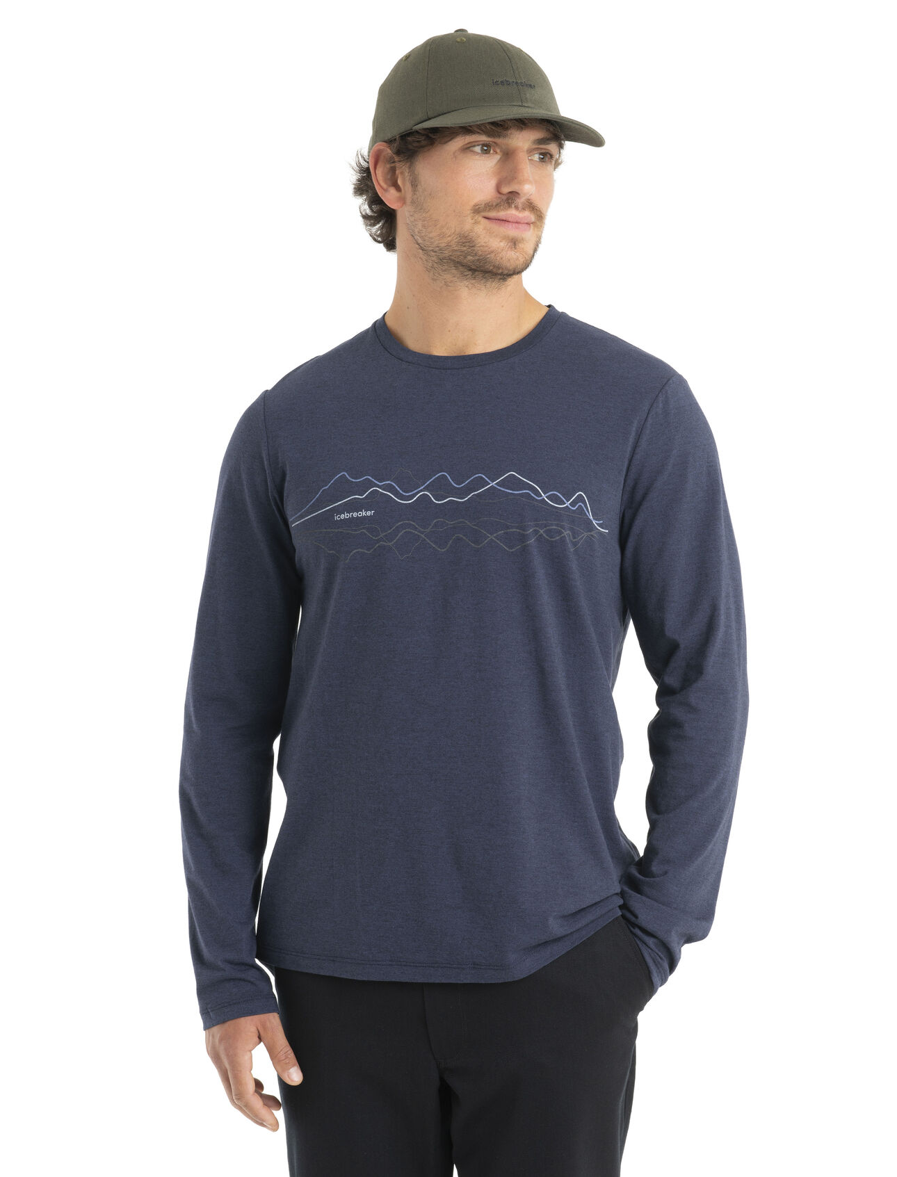 Mens Merino Central Classic Long Sleeve T-Shirt Icebreaker Central to your wardrobe and as classic as they come, the Central Classic Long Sleeve Tee Icebreaker is a go-to tee featuring a soft jersey blend of merino wool and organic cotton.