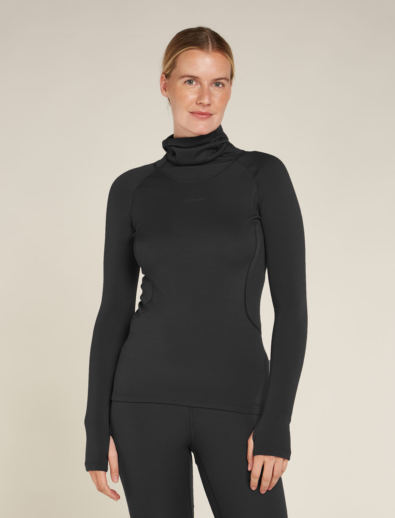 Womens 300 MerinoFine™ Polar Long Sleeve Roll Neck Thermal Top A heavyweight merino wool base layer top designed to keep you warm and comfortable on the coldest of days, the 300 MerinoFine™ Polar Long Sleeve Roll Neck features our premium, luxuriously soft ultra-fine merino fibres that are incredibly soft next to skin.