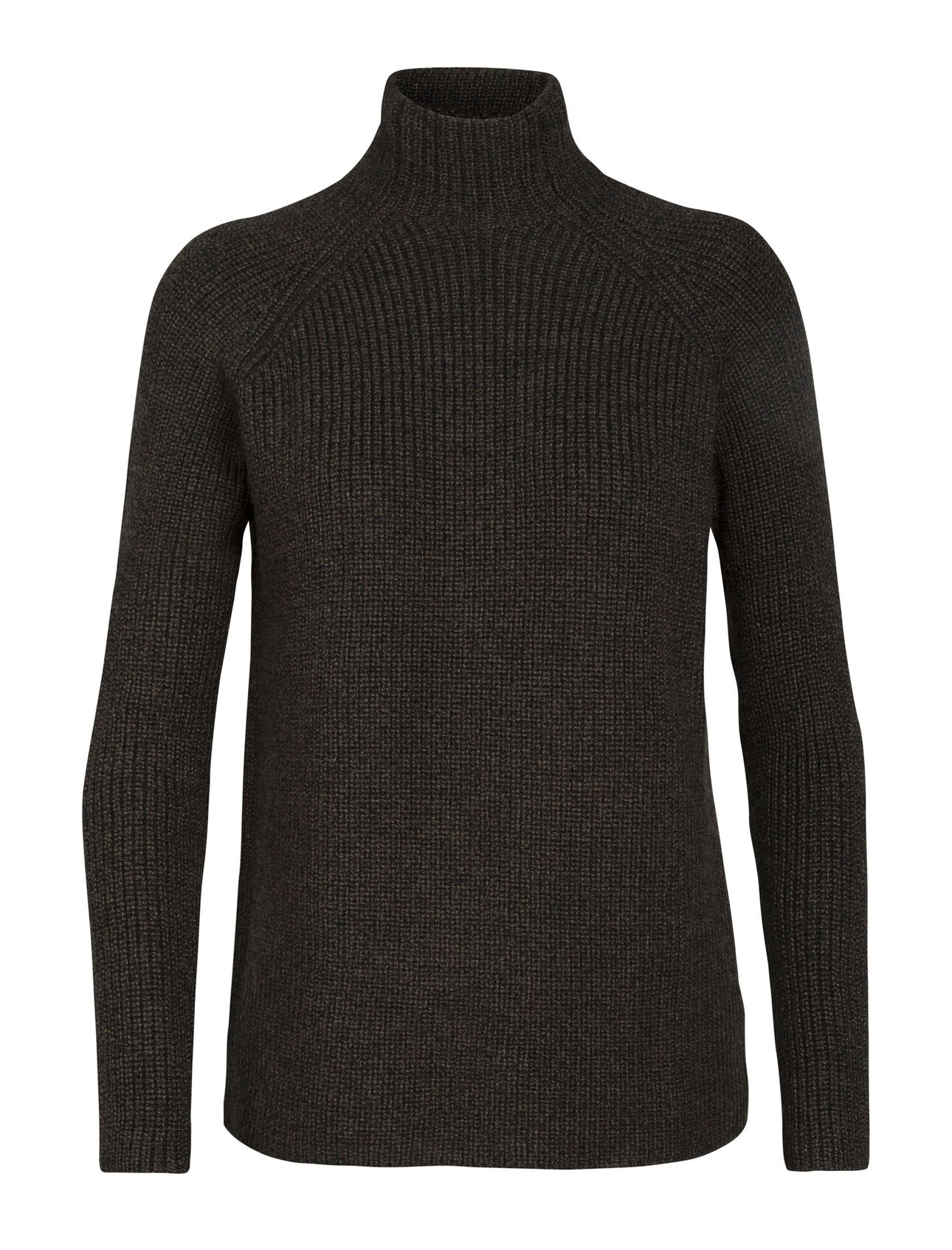 Merino Hillock Pullover mit Trichterkragen