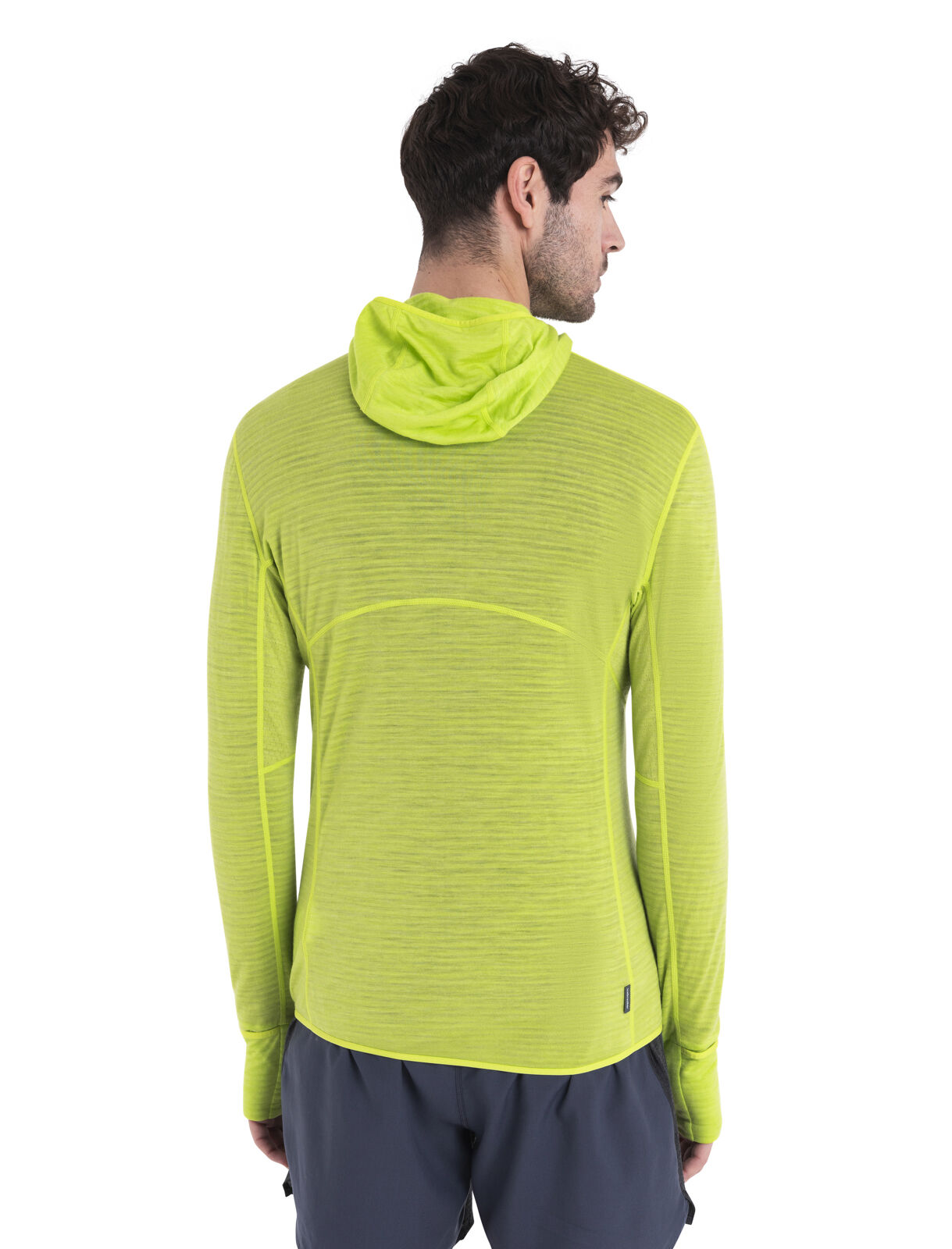 Men's descender long sleeve zip hood store