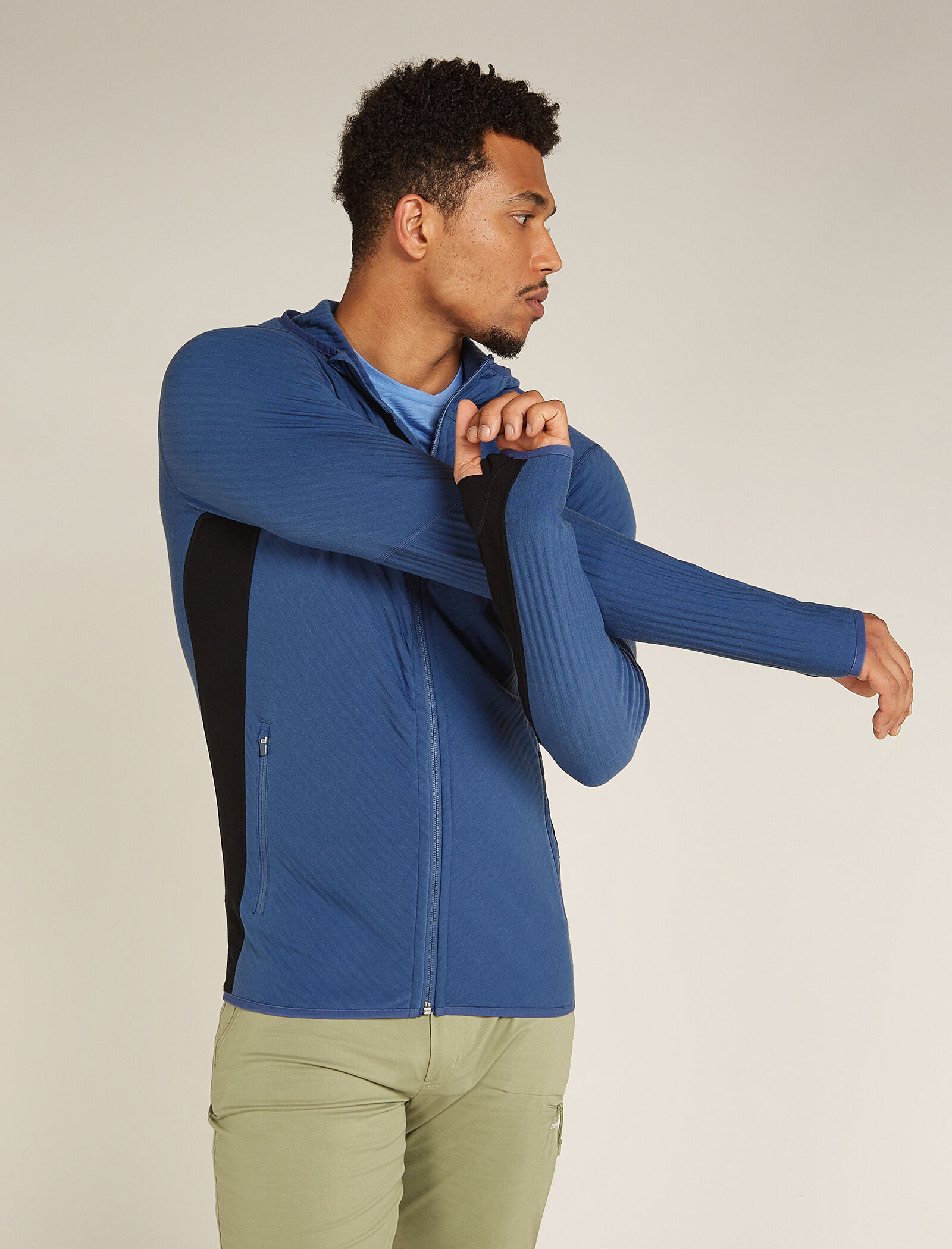 Icebreaker descender ls zip hood cheap
