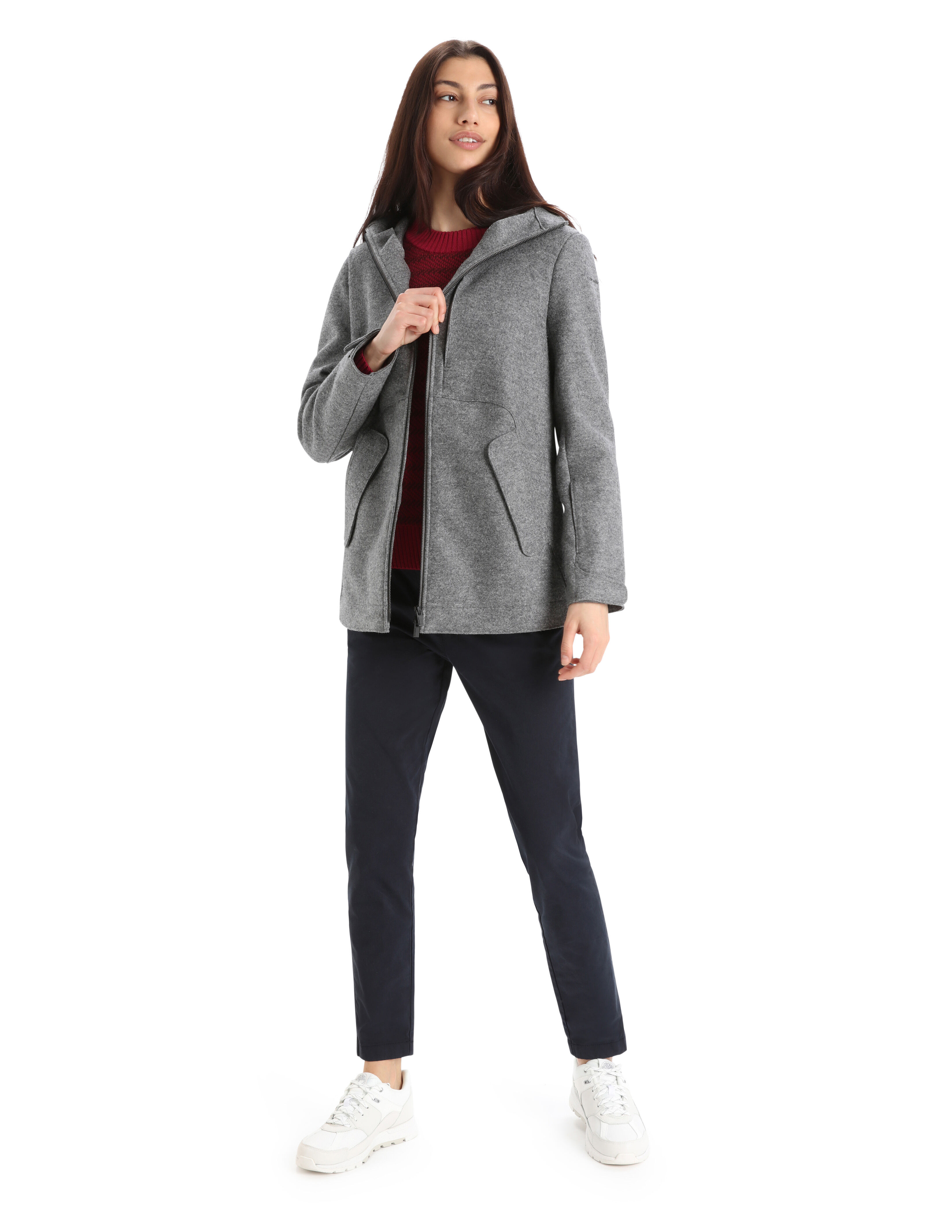 Women s Felted Merino Hooded Jacket