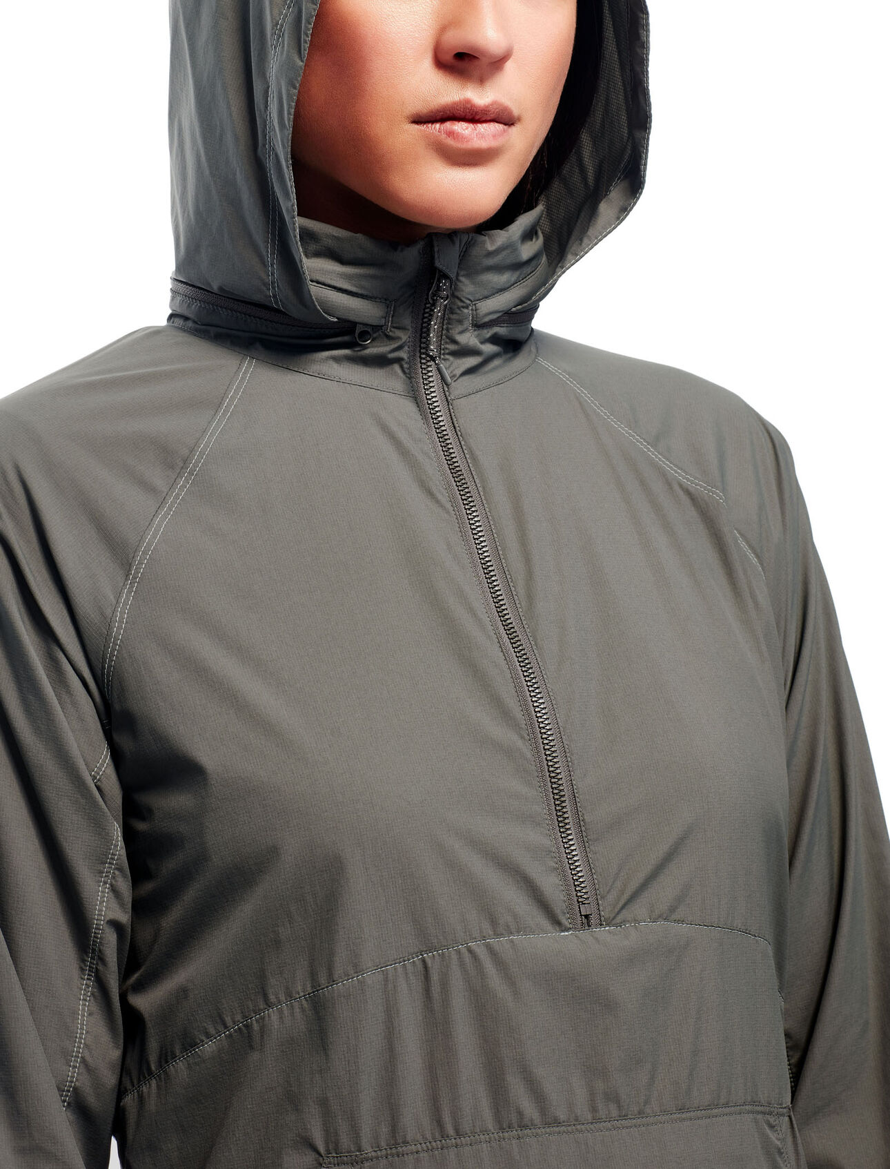 Womens Merino Cool Lite Affix Anorak Icebreaker