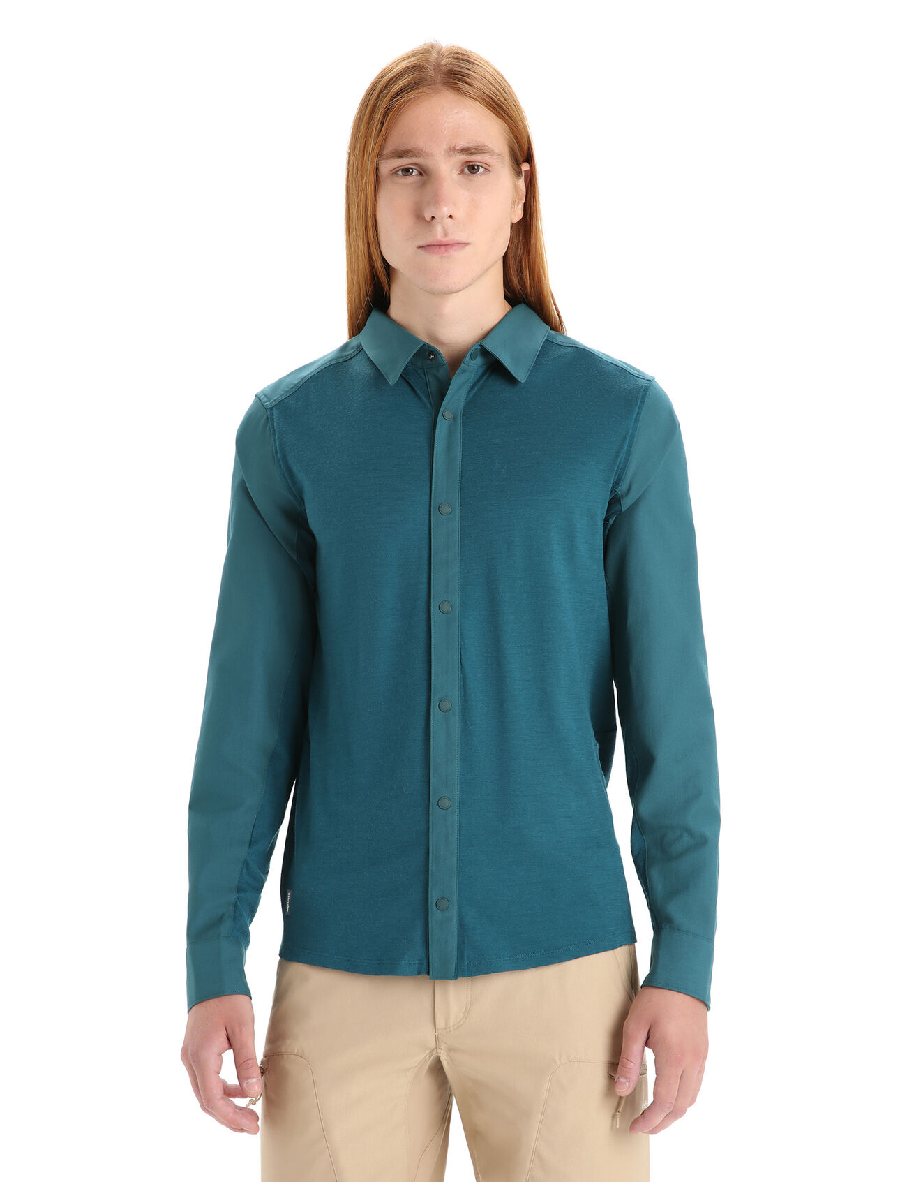 Mens Merino Hike Long Sleeve Top A lightweight and breathable merino shirt ideal for mountain adventures, the Hike Long Sleeve Top also provides the casual style for whatever comes after.