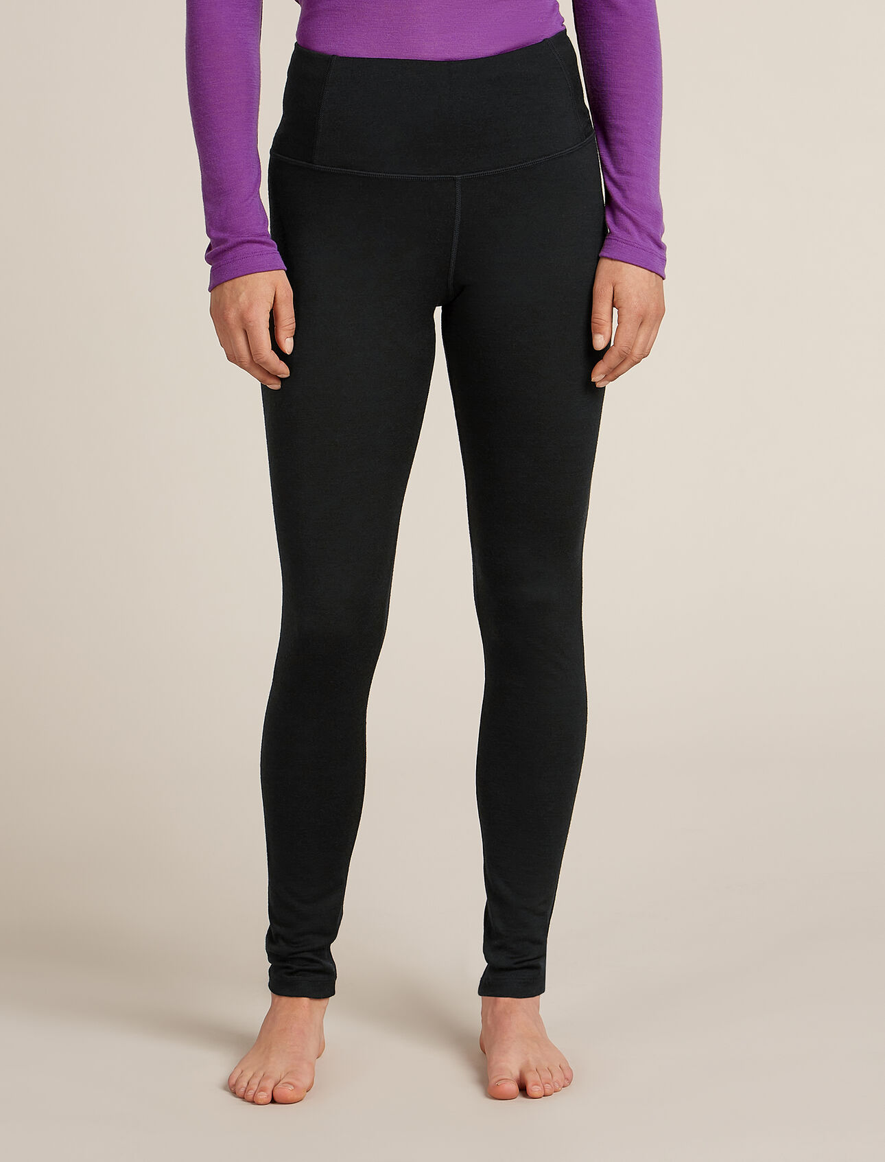 Womens Merino 200 Oasis High Rise Thermal Leggings Setting the standard for all others to follow, the Merino 200 Oasis High Rise Leggings are comfortable base layer bottoms with a wide, flattering waisband,making them the perfect foundation for year-round layering. 