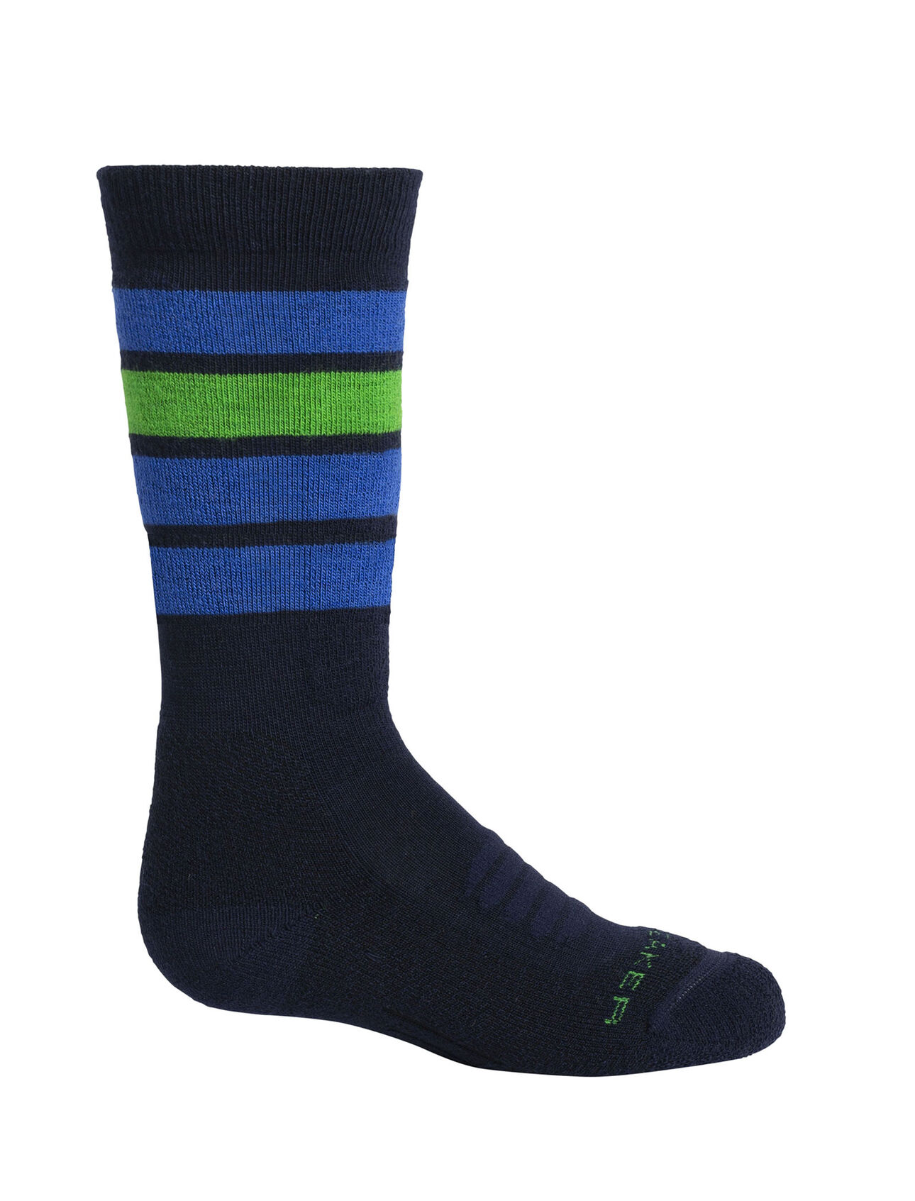 Merino Ski Medium Over the Calf Stripe Socks