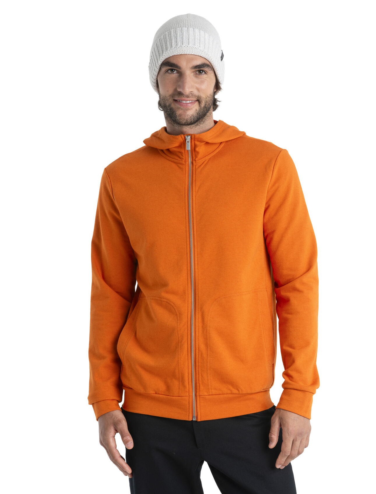 Men's Merino Central Classic Long Sleeve Zip Hoodie