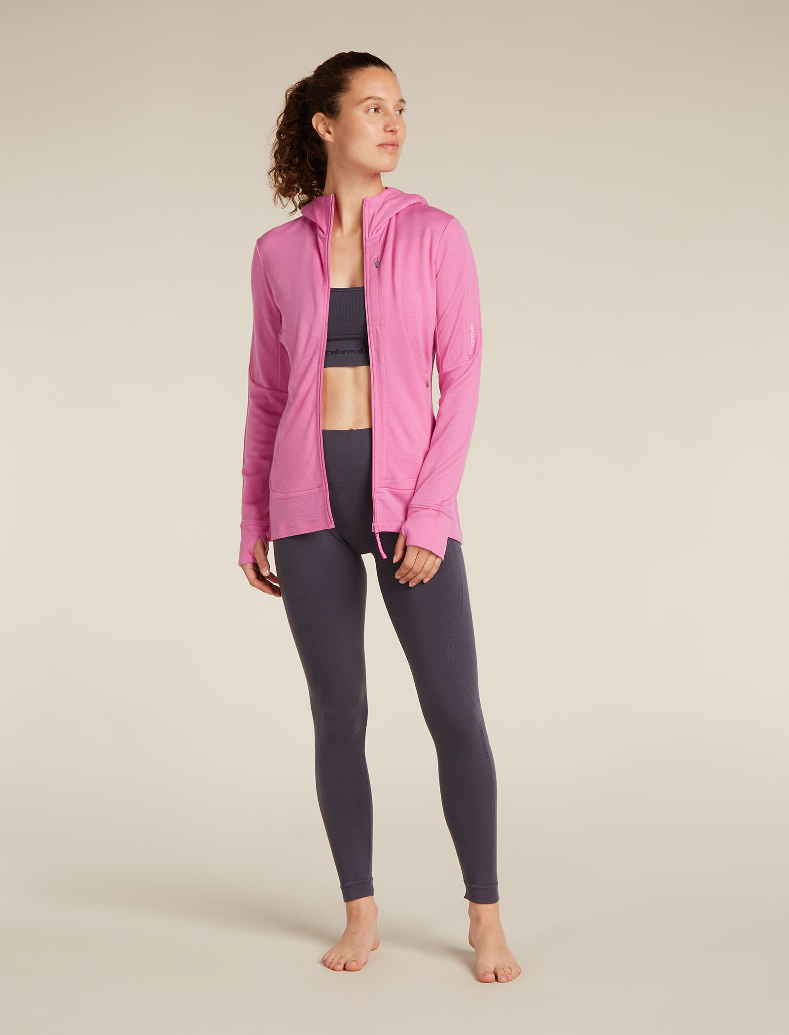 Women's Merino 260 Quantum Long Sleeve Zip Hoodie| icebreaker