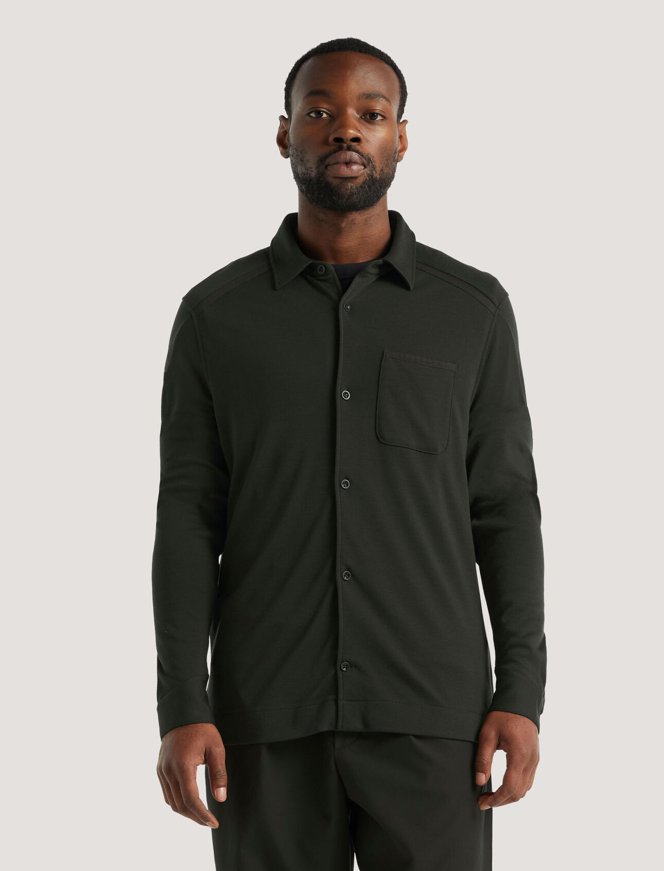 Merino Long Sleeve Overshirt