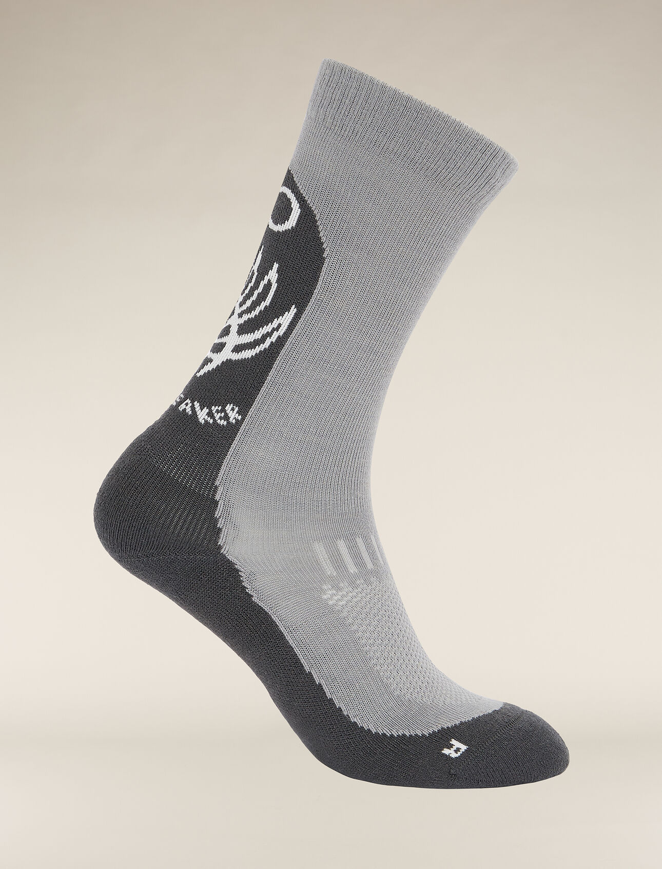Womens Merino Hike+ Light Crew Socks Fresh Fern The Hike+ Light Crew socks feature an anatomical sculpted and lightly cushioned, versatile design for comfort and performance during any day out on the trails.