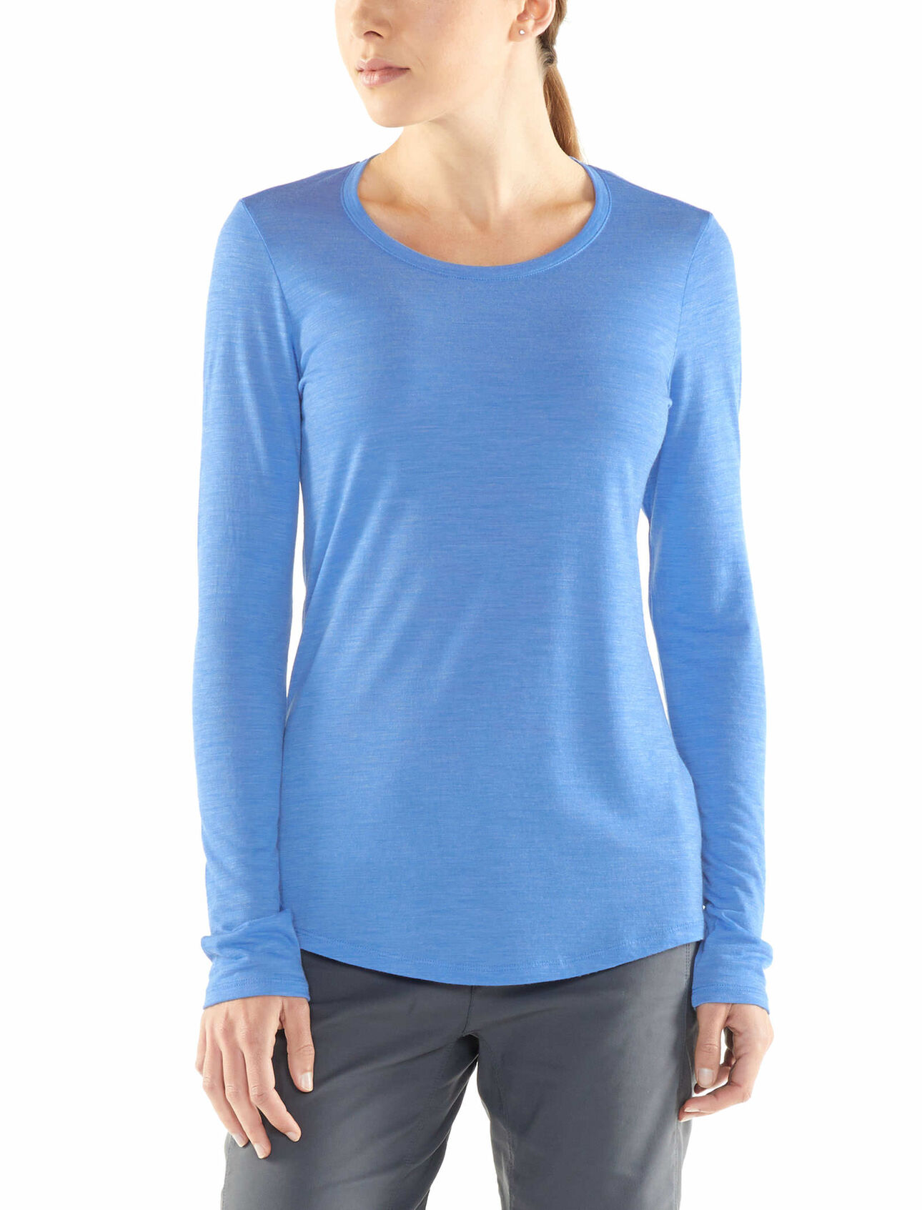 Cool-Lite™ Merino Sphere Long Sleeve Low Crewe T-Shirt