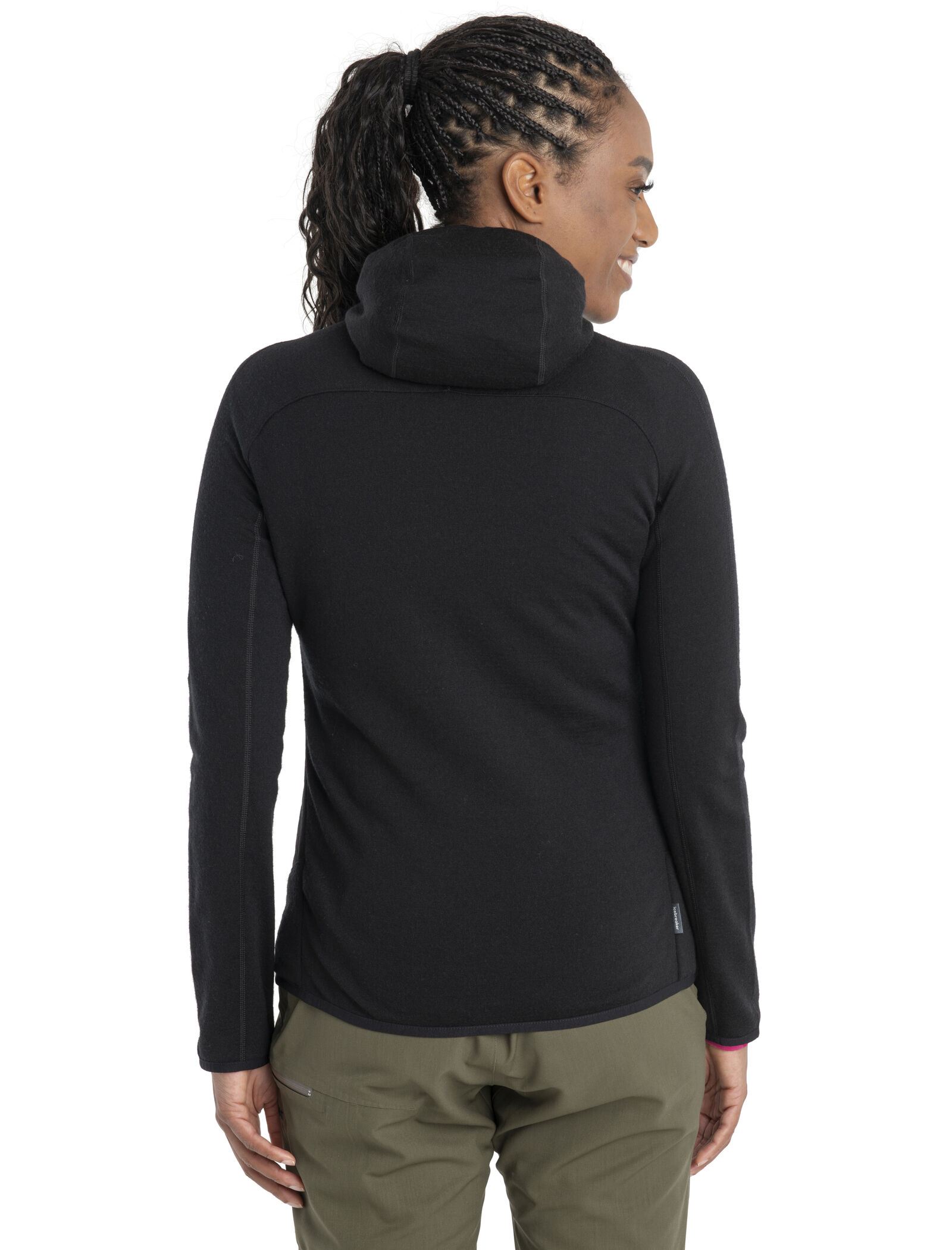Women's Merino Blend Quantum Hybrid Long Sleeve Zip Hoodie