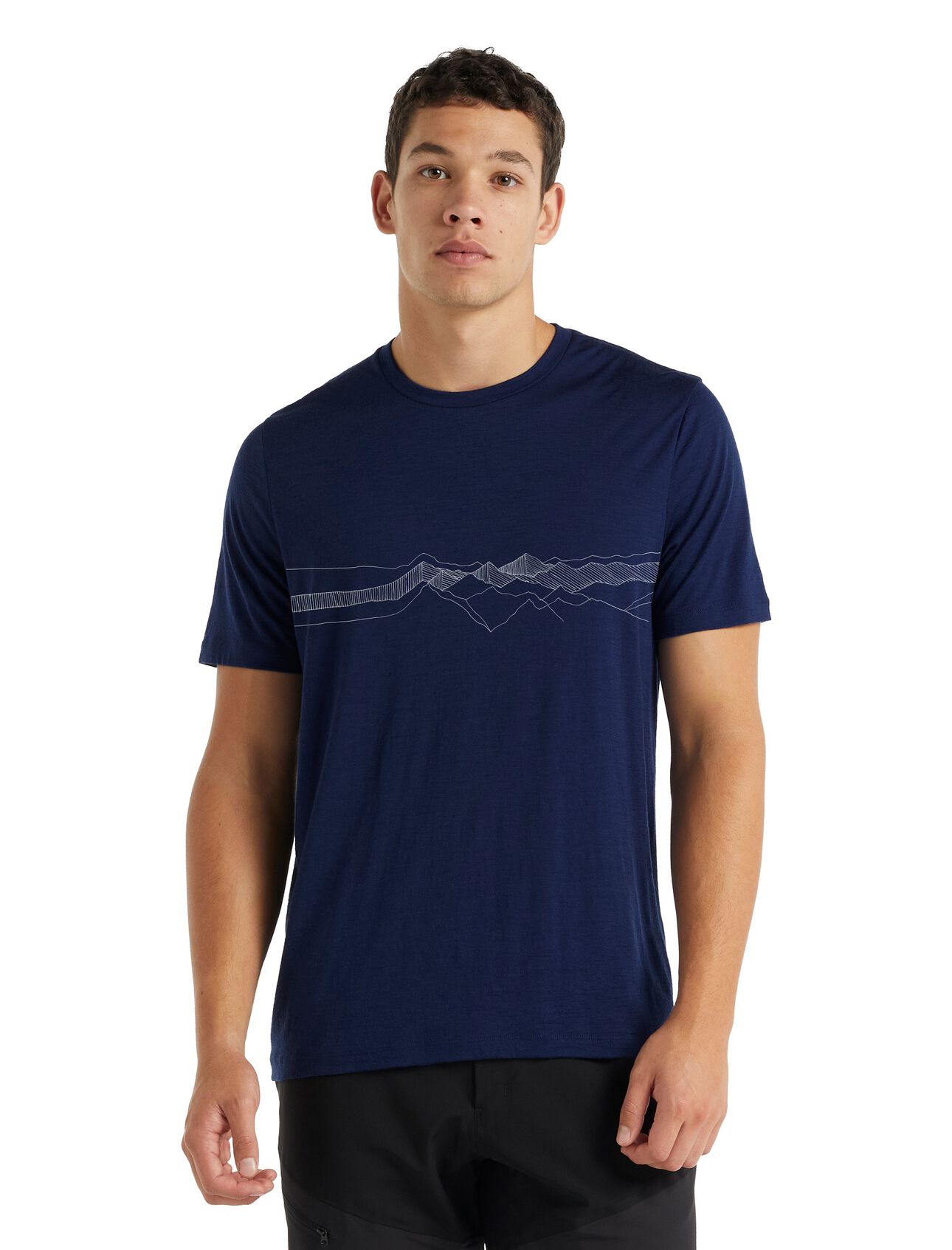 T-shirt manches courtes mérinos Tech Lite II Peak Patterns