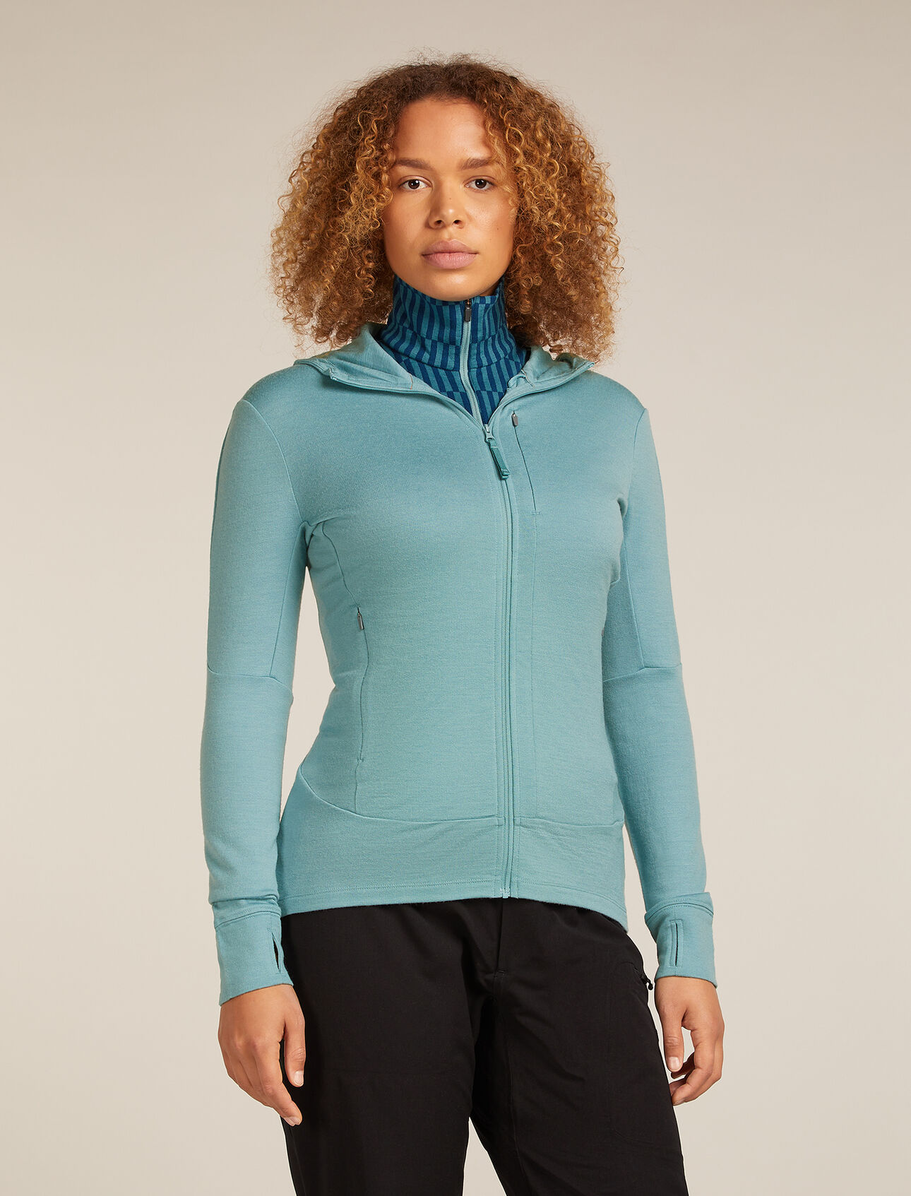 Merino 260 Quantum Long Sleeve Zip Hoodie