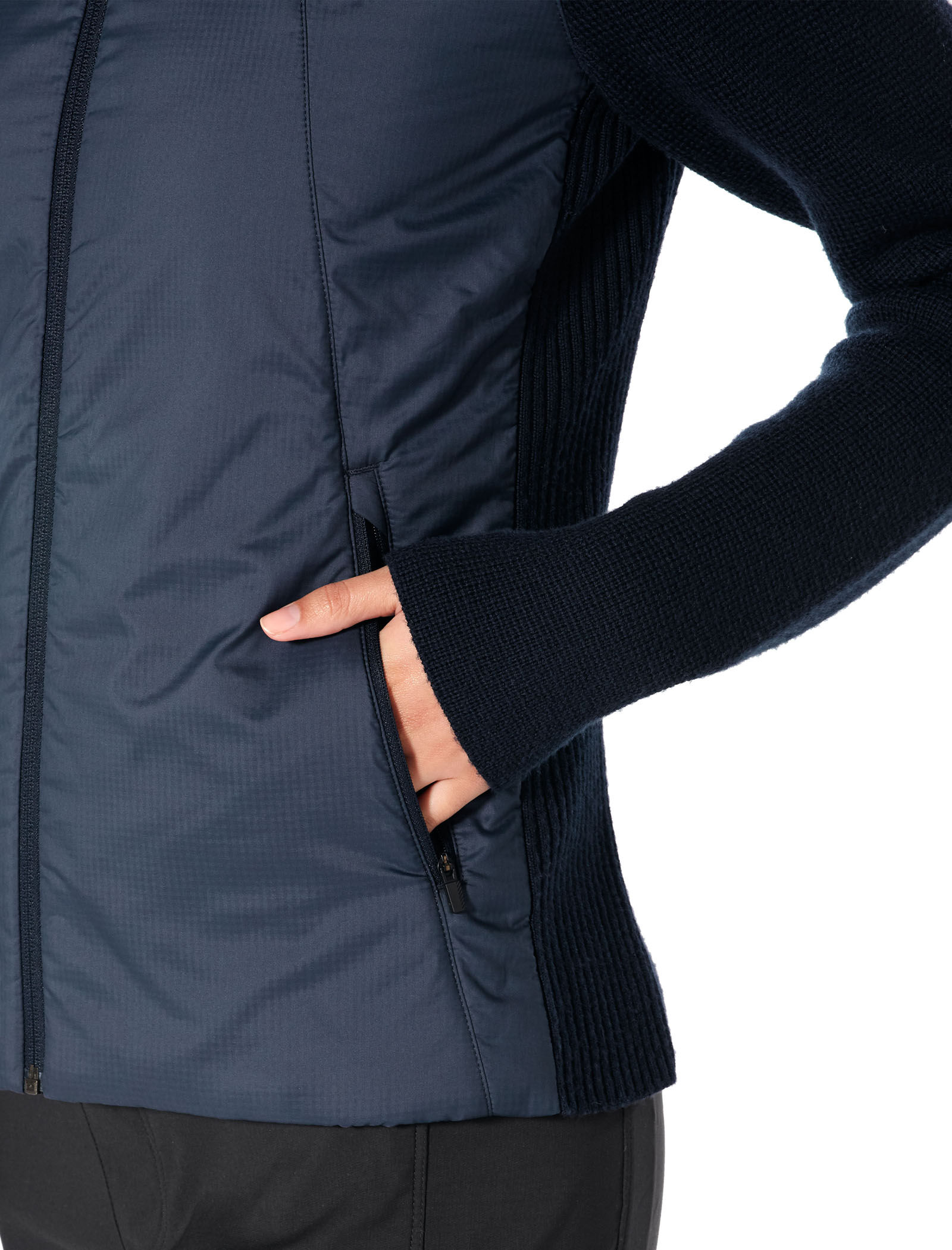 lumista hybrid sweater jacket