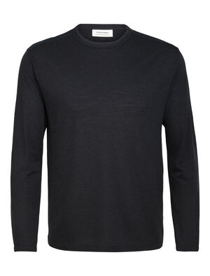 Merino Pique Long Sleeve Crewe T-Shirt