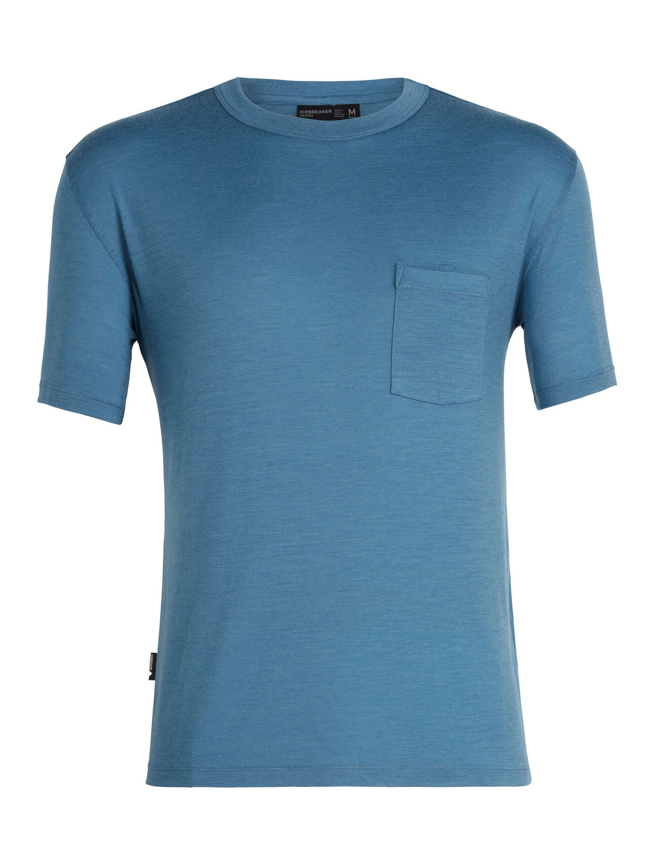 Tech Lite Laid-Back T-shirt met korte mouwen, borstzakje en ronde hals