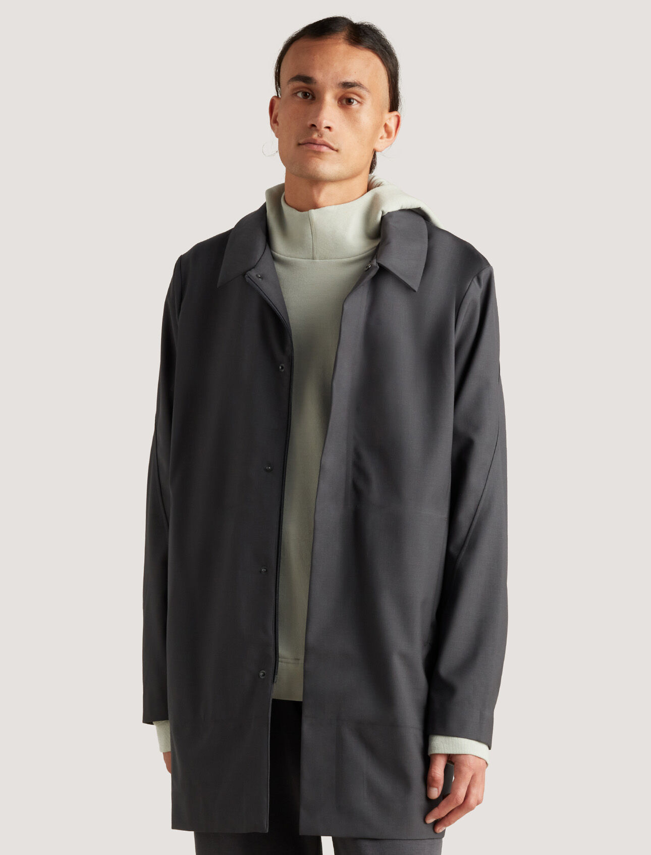 icebreaker城市系列Cool-lite™美丽诺羊毛旅行Trench大衣