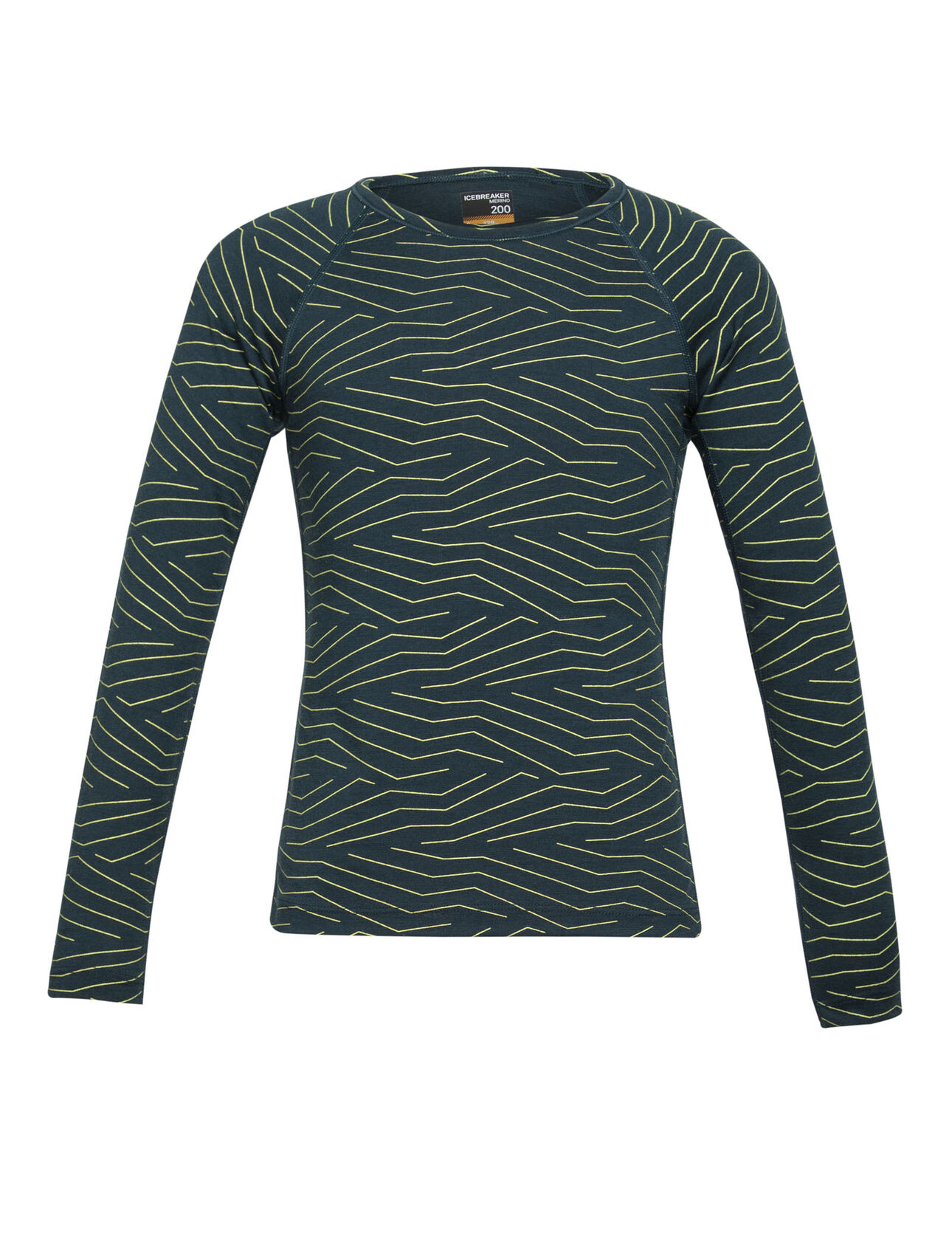 Kids Merino 200 Oasis Long Sleeve Crewe Thermal Top Napasoq Lines Perfect for cold-weather warmth or everyday layering, the 200 Oasis Long Sleeve Crewe Napasoq Lines is made with naturally soft and breathable 100% merino wool.