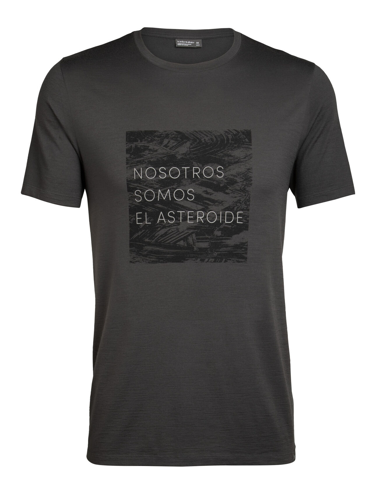T-shirt manches courtes col rond Nature Dye 200 Asteroid espagnol