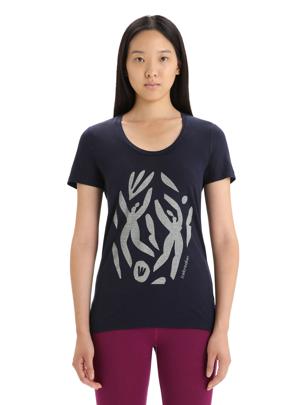 Womens Merino Tech Lite II Short Sleeve Scoop T-Shirt Nature Celebration Our versatile tech tee that provides comfort, breathability and natural odour-resistance for any adventure you can think of, the Tech Lite II Short Sleeve Scoop Tee Nature Celebration features 100% merino for all-natural performance. Inspired by International Women's Day, the original graphic artwork by Antra Svarcs features an uplifting and empowering image of women celebrating in nature.