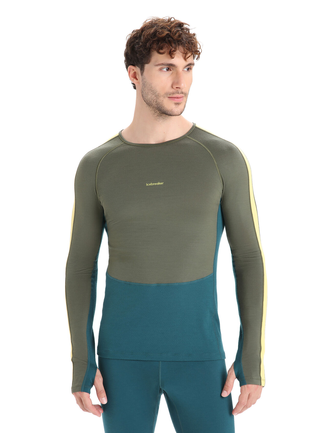 Icebreaker Bodyfit Basics 200 Merino Crewe Cargo