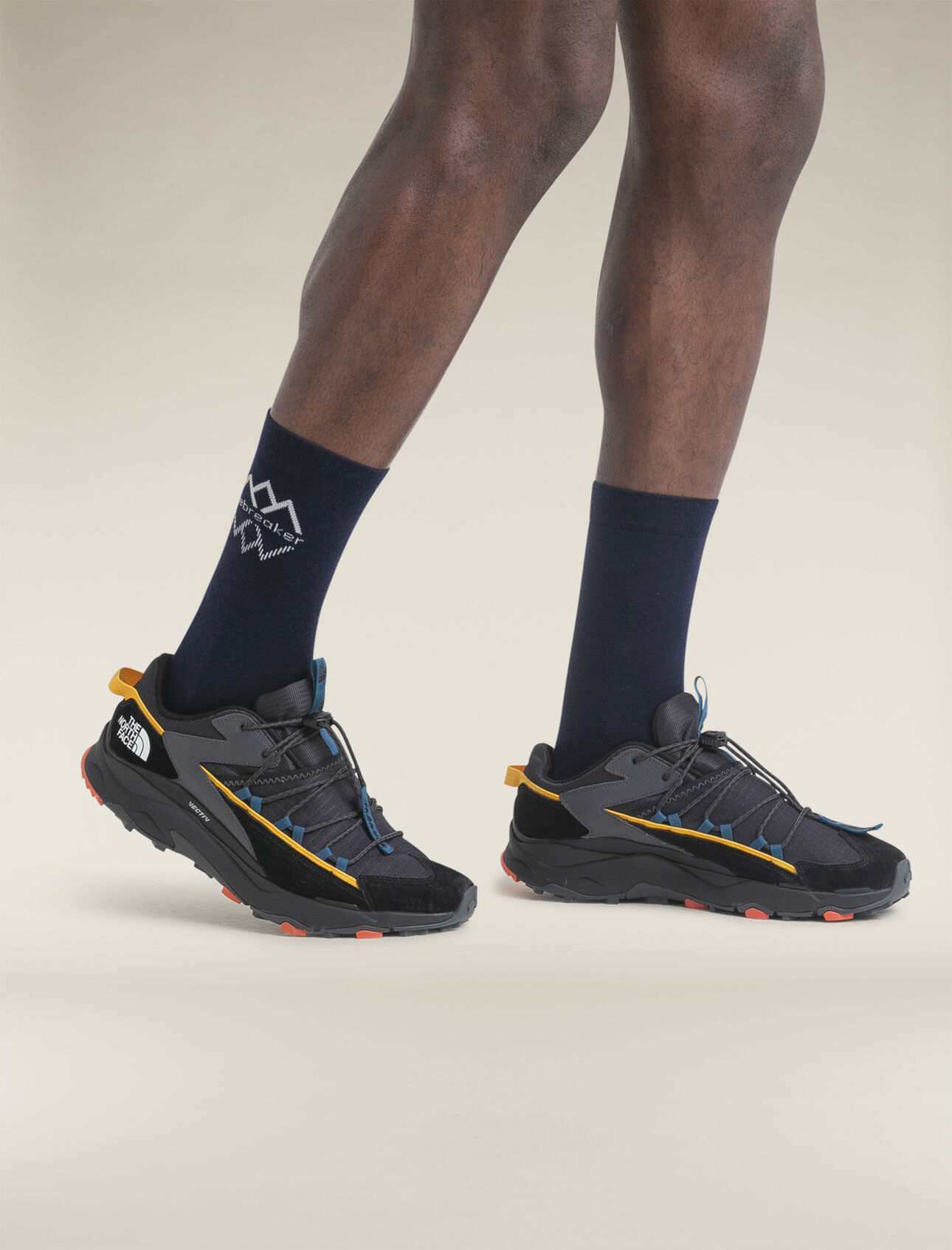Merino Lifestyle Fine Gauge Crew IB Logo Reflections Socks