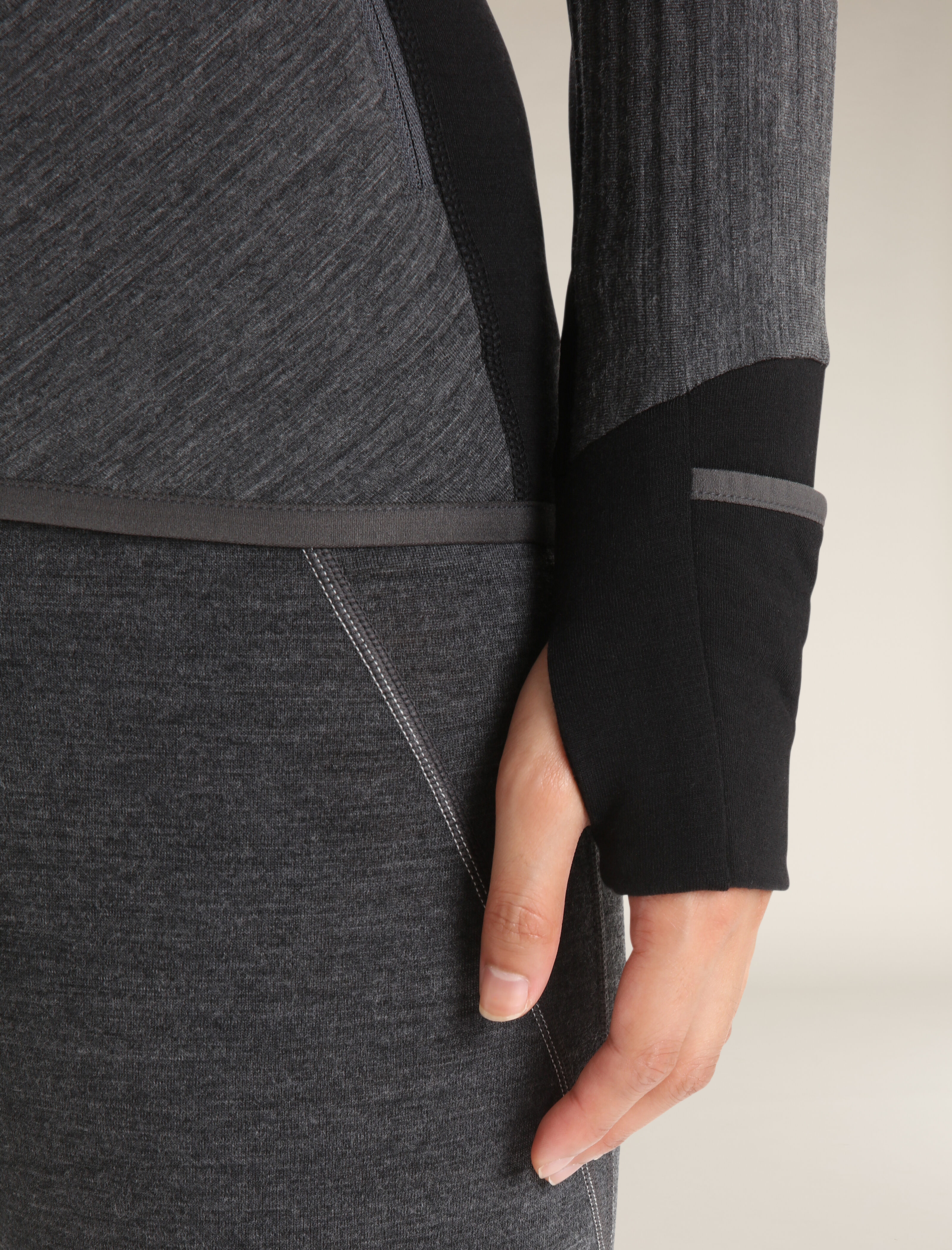 RealFleece Merino Descender Long Sleeve Zip Jacket Icebreaker US