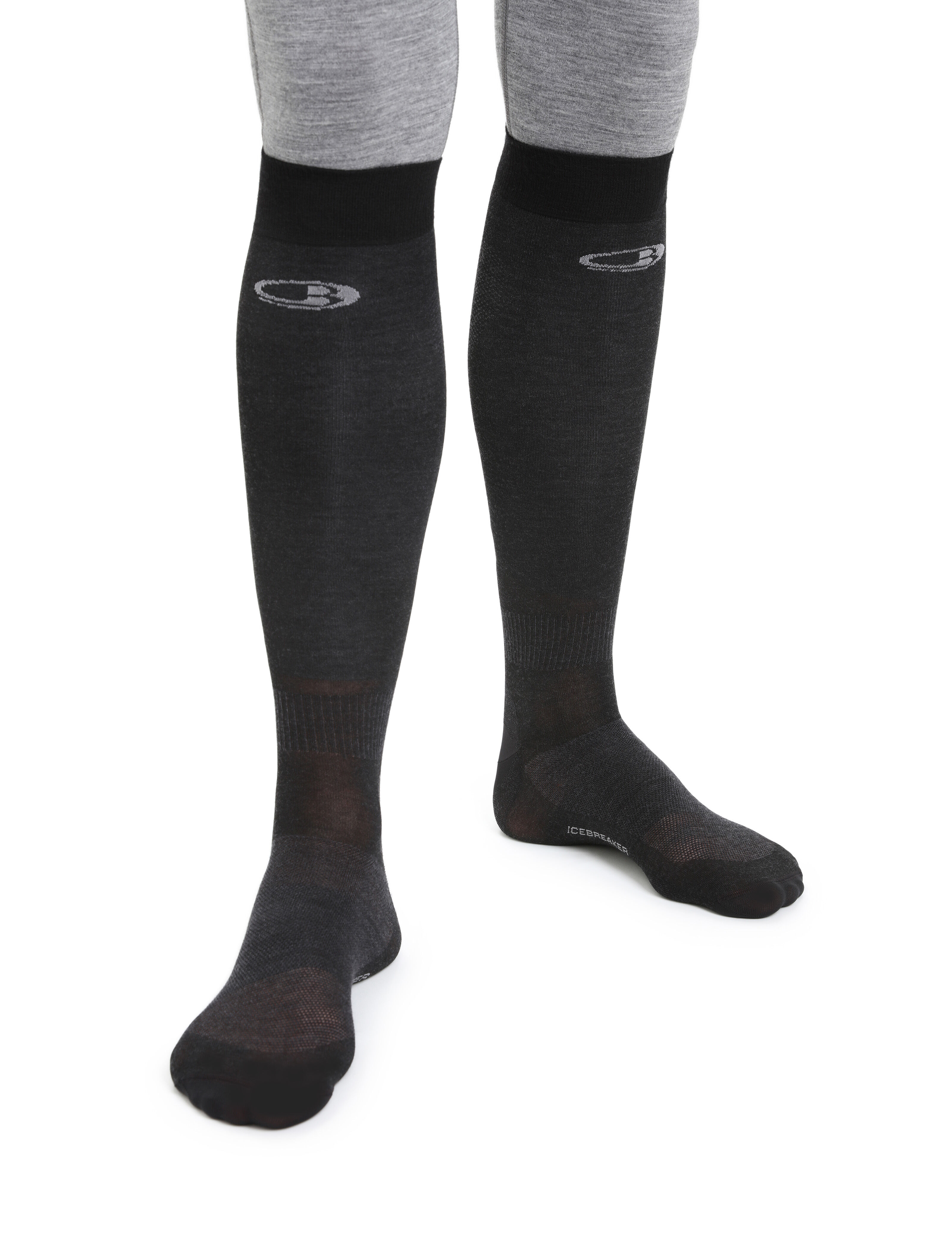 Men s Merino Snow Liner Over the Calf Socks